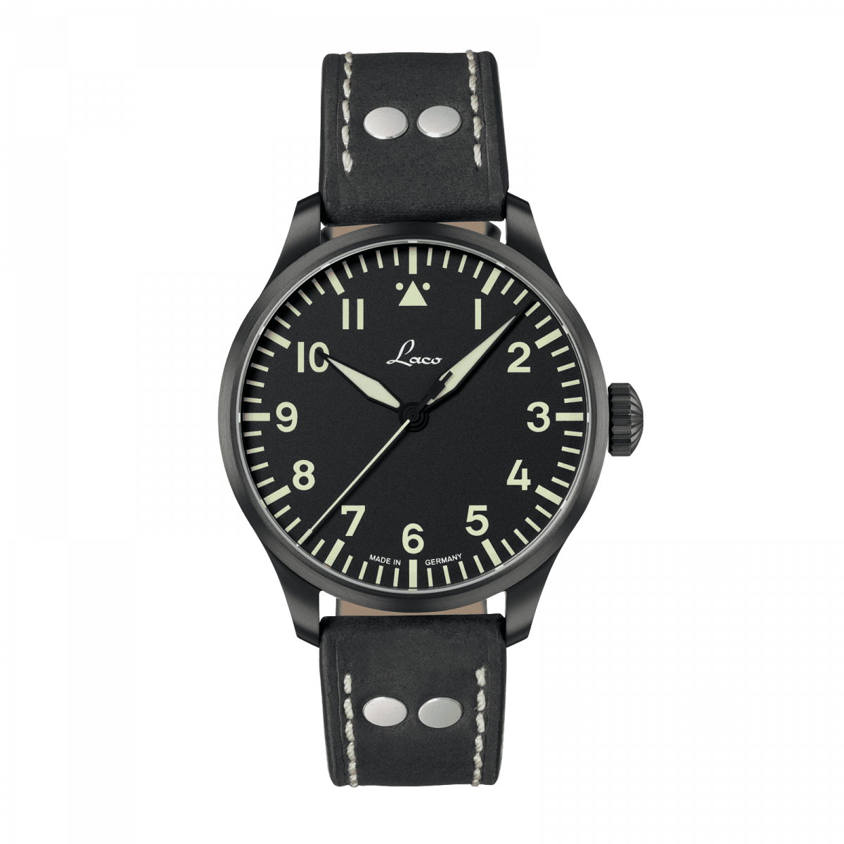 Laco Pilot Watches Basic Altenburg 42 Automatic Black 861759.2