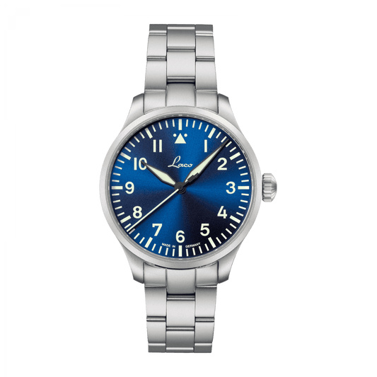 Laco Pilot Watches BASIC Augsburg Blaue Stunde 39 MB Ref.862102.MB