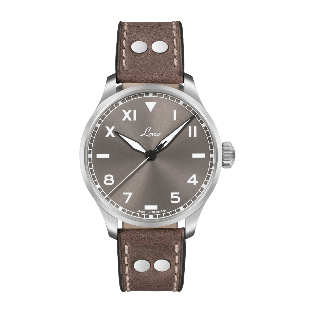 Laco Pilot Watches Basic Augsburg 42 Taupe California 862170