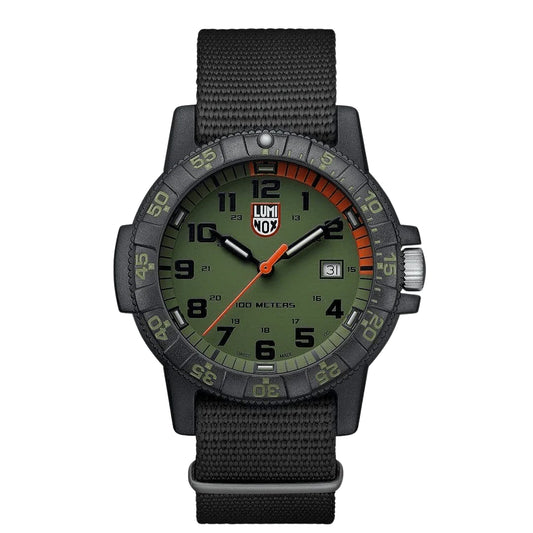 LUMINOX Leatherback Sea Turtle Giant 44mm Outdoor Watch Green XS.0337