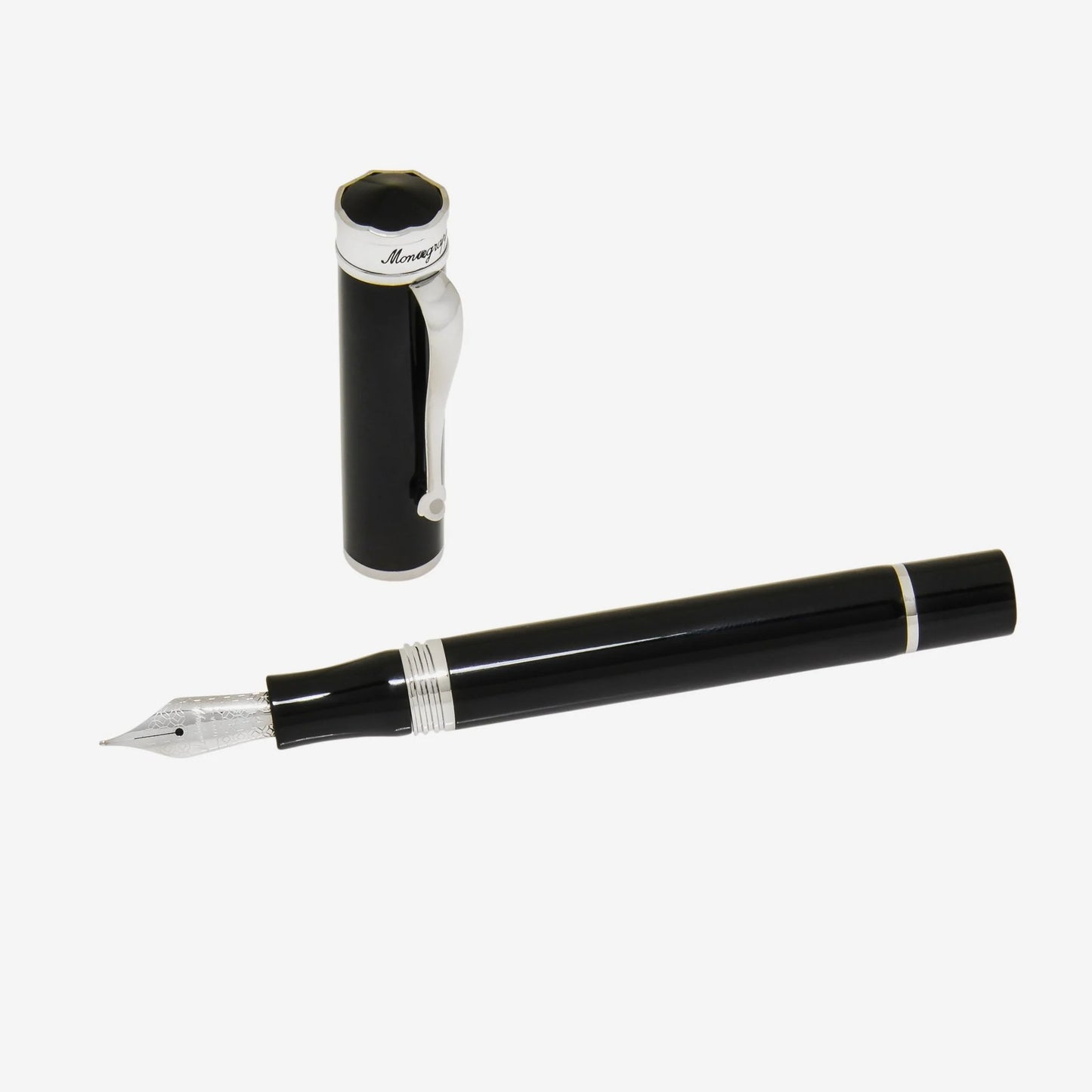 Montegrappa Ducale Black Fountain Pen ISDUR3PC