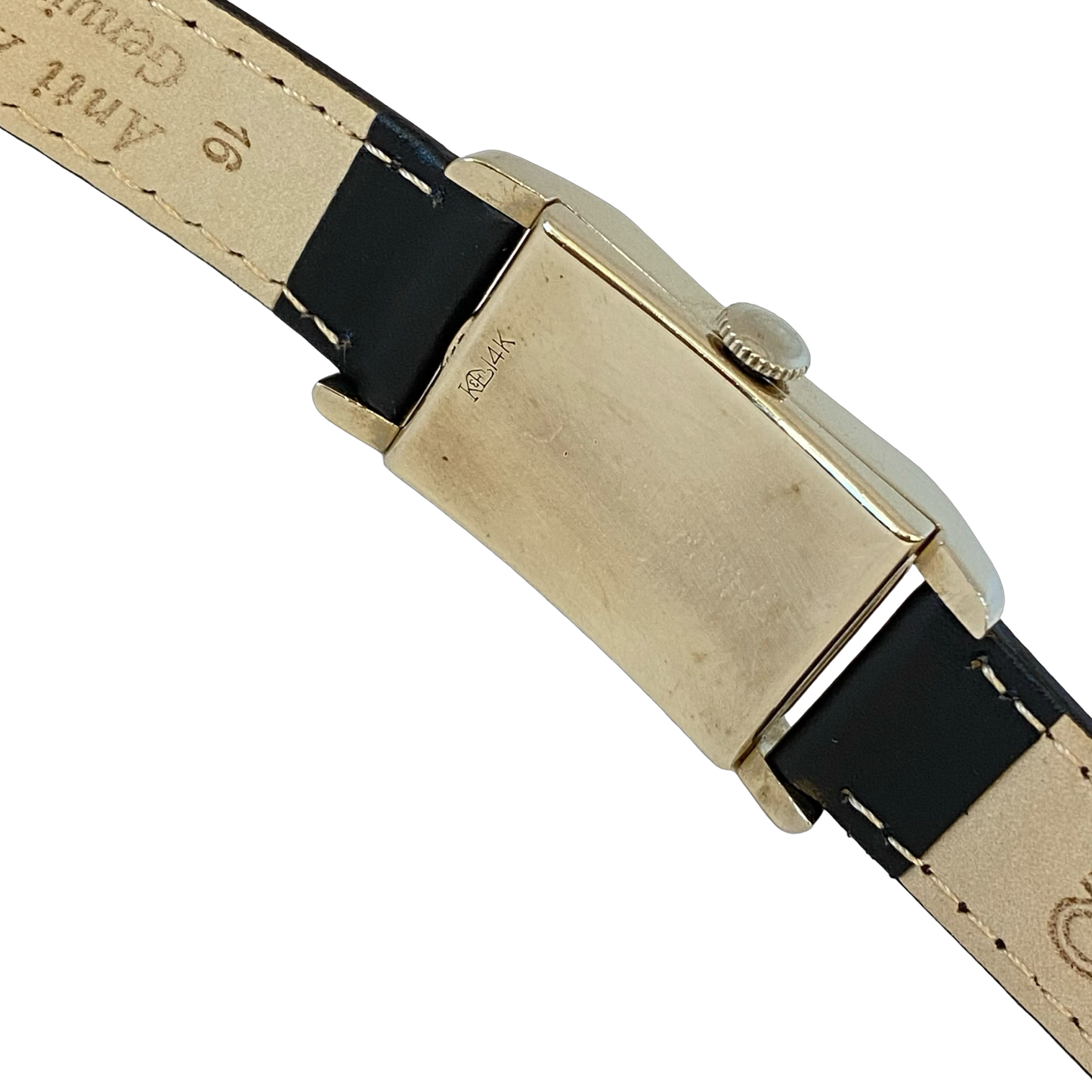 Vintage Longines Art Deco Tank 14K White Gold/Palladium Manual Wind with Diamonds