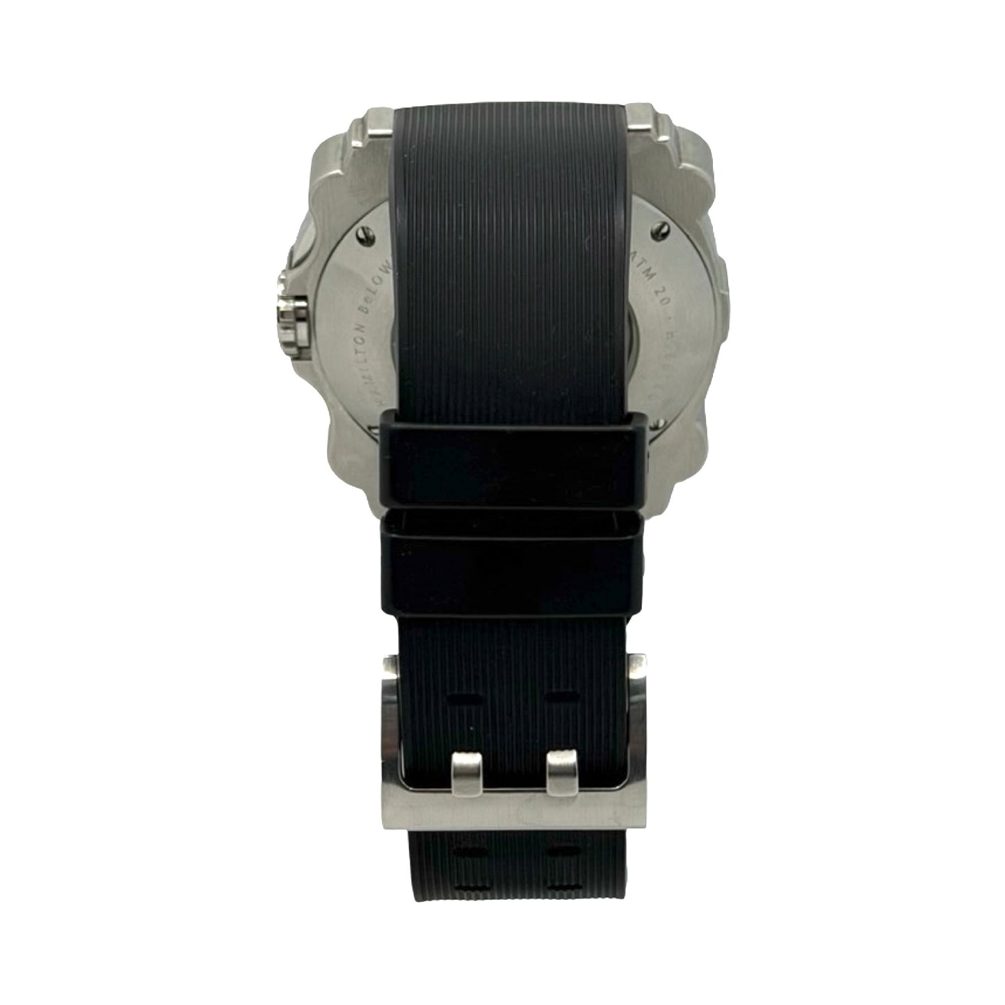 Hamilton Khaki Navy BeLOWZERO 46mm Automatic Chronograph Black/Steel/Rubber H78616333