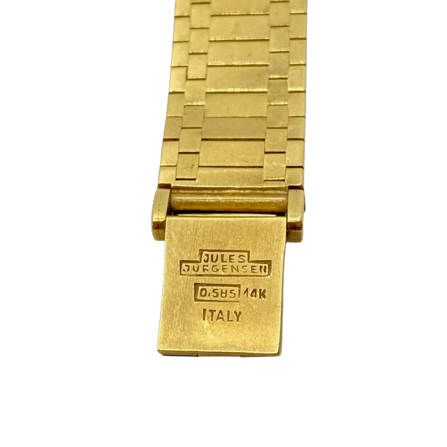 Jules Jürgensen 14K Yellow Gold Manual Wind Vintage Watch