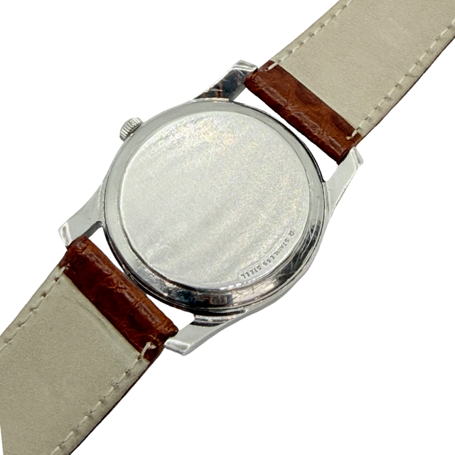 Longines Automatic Calatrava Silver Dial  Brown Leather Strap 2554