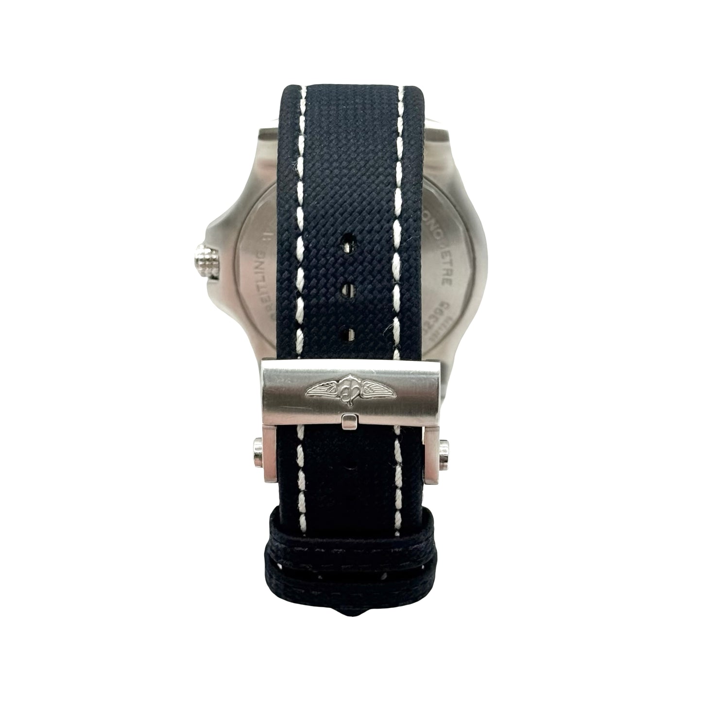 Breitling Avenger GMT 45 Automatic Blue Dial Blue Calfskin Leather Strap A32395 Pre-Owned