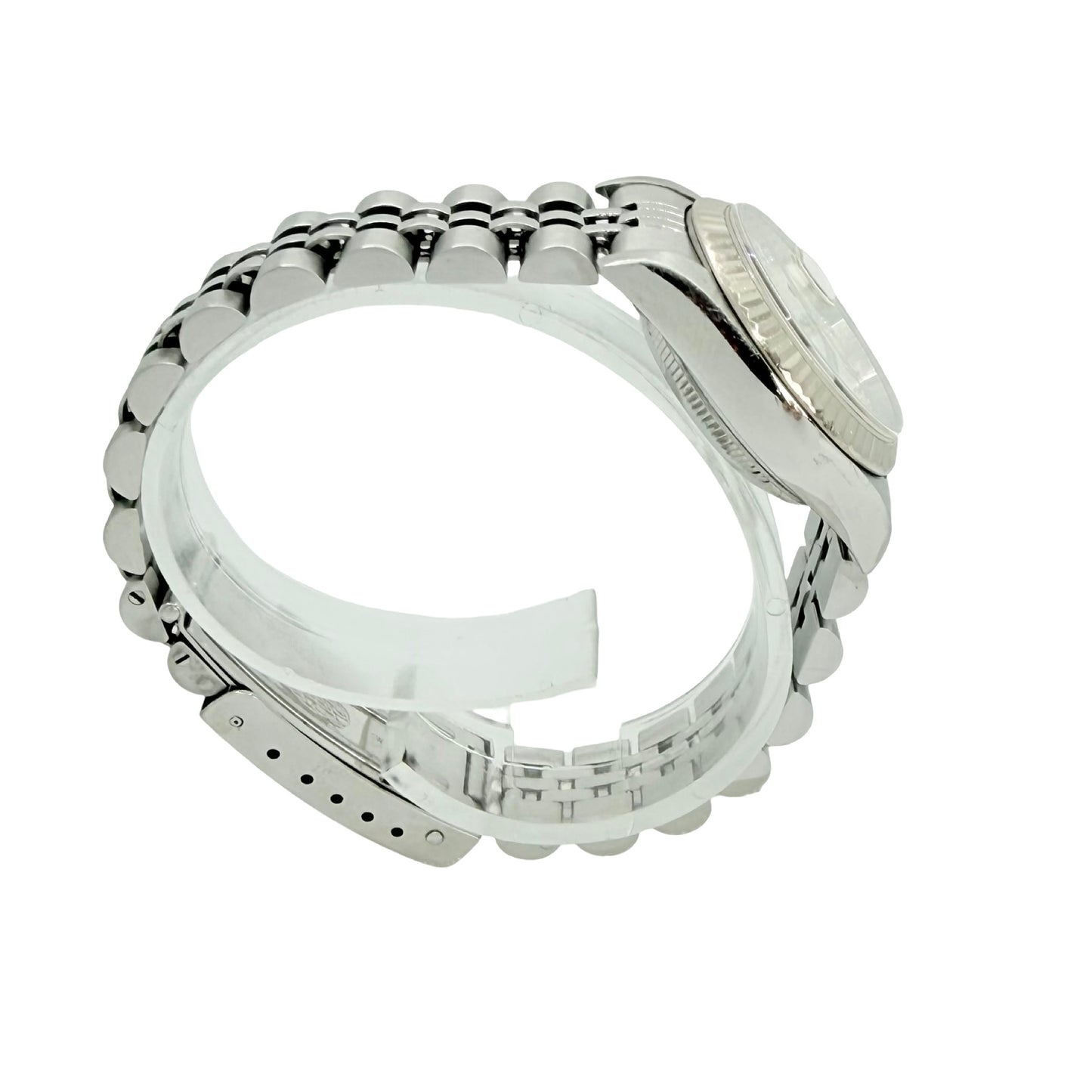 Rolex Datejust 26mm Silver Jubilee "Computer"  Diamond Dial Stainless Steel Jubilee Bracelet 79174