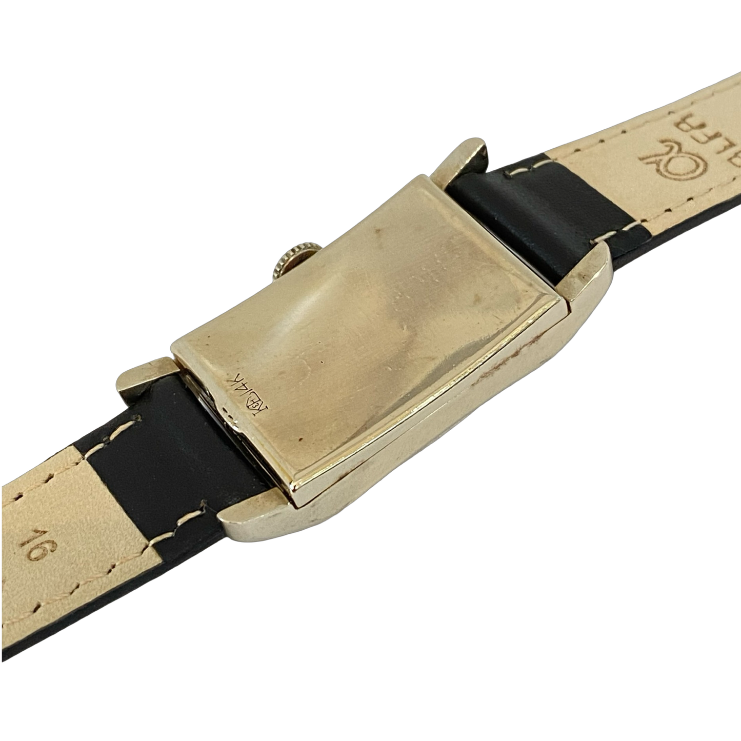 Vintage Longines Art Deco Tank 14K White Gold/Palladium Manual Wind with Diamonds