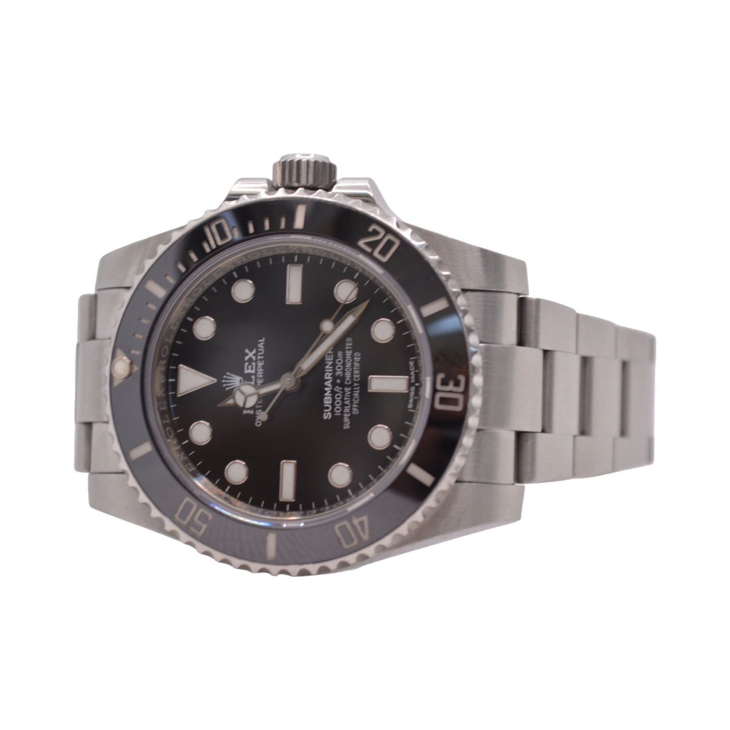 Rolex Submariner No Date 40mm Black Dial Ceramic Bezel Oystersteel Bracelet 114060 c.2018