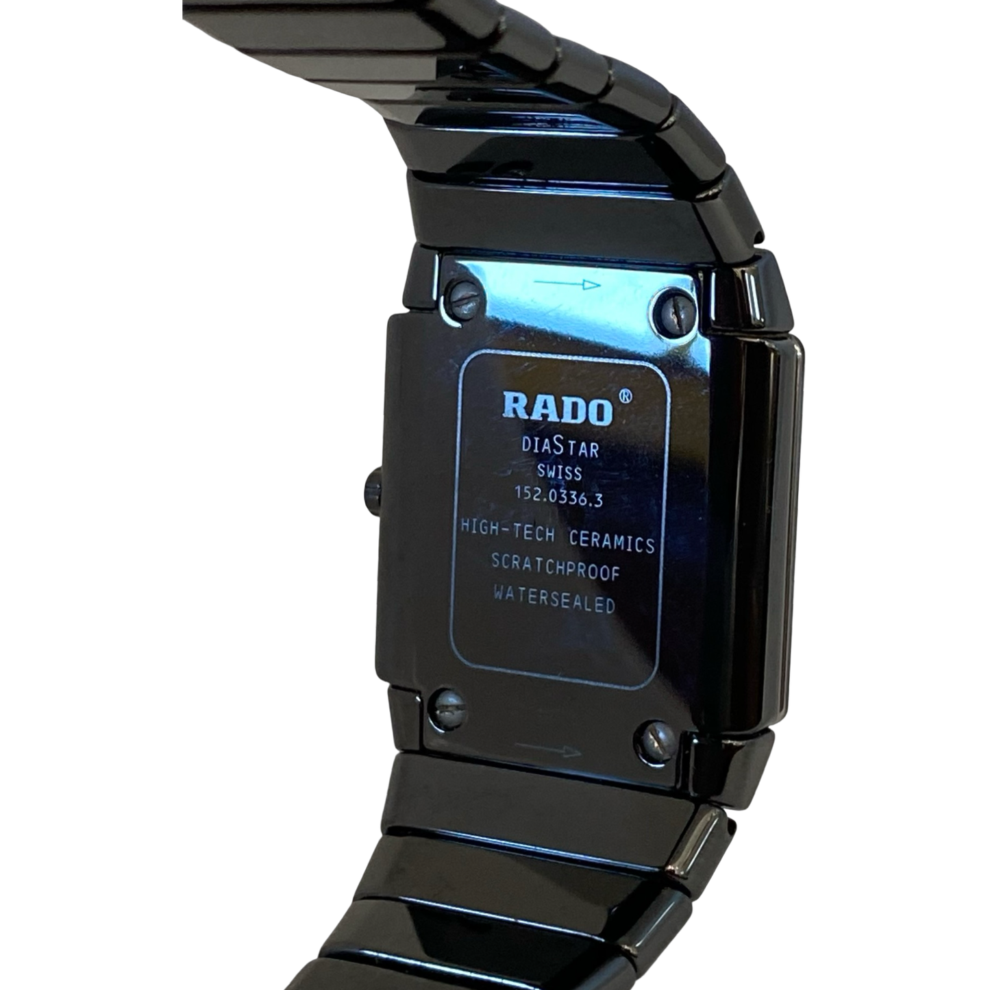 Rado Diastar Sintra Jubilé High-Tech Ceramic 28mm Mid Size Black/ Black Diamond Dial R13336732