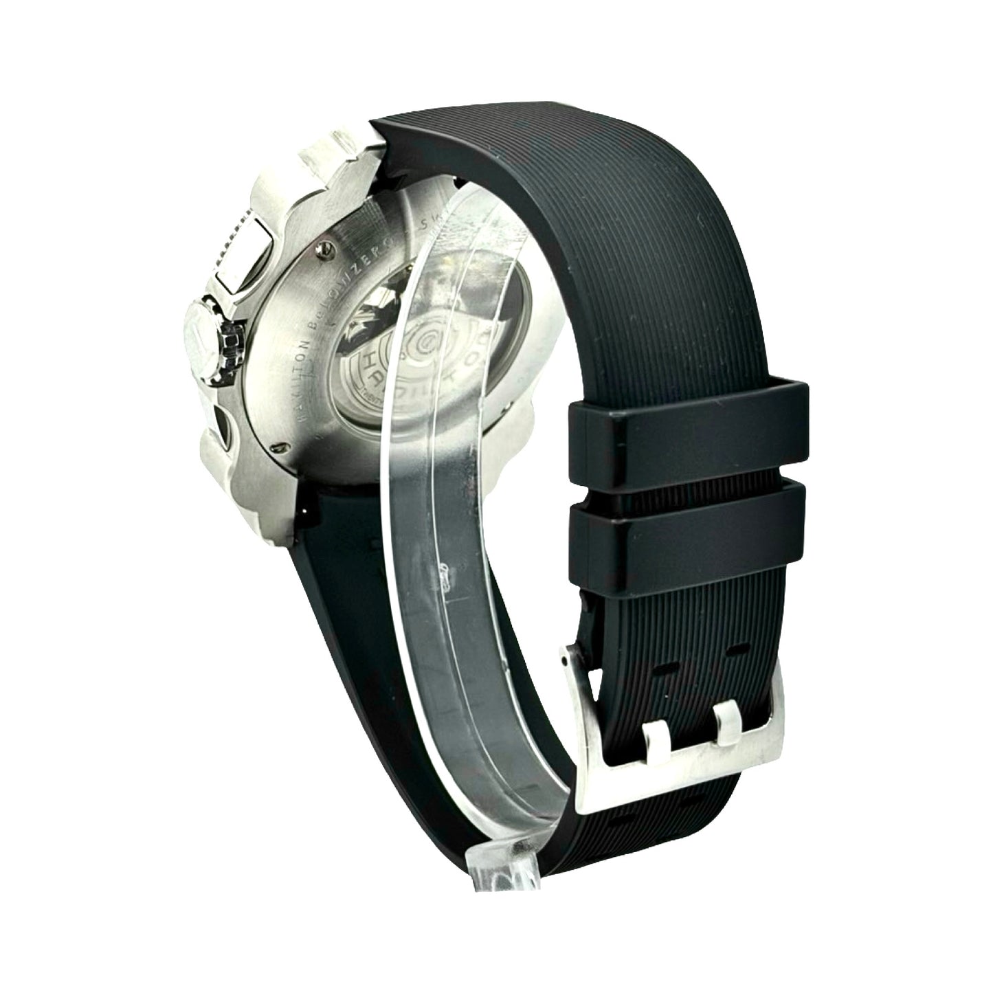 Hamilton Khaki Navy BeLOWZERO 46mm Automatic Chronograph Black/Steel/Rubber H78616333