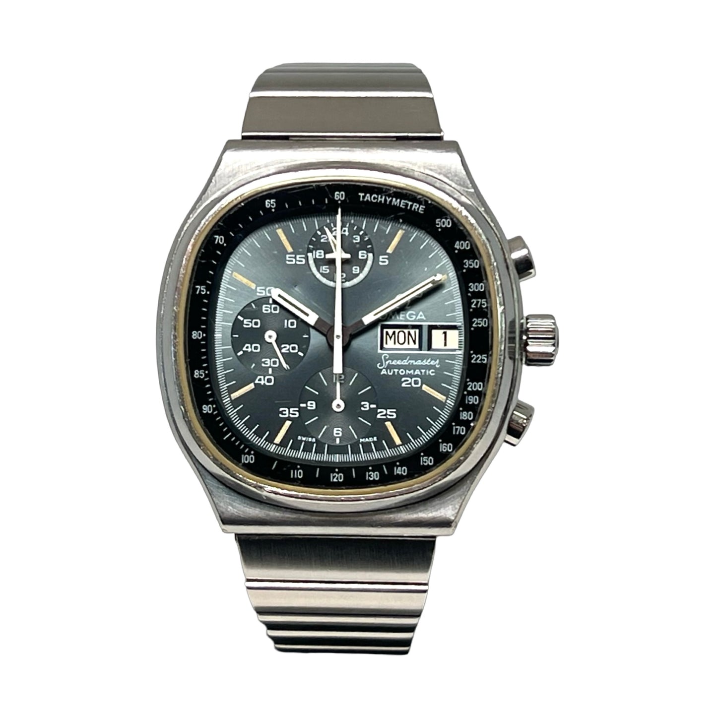 Omega Speedmaster TV Automatic Chronograph Grey Dial 176.0014