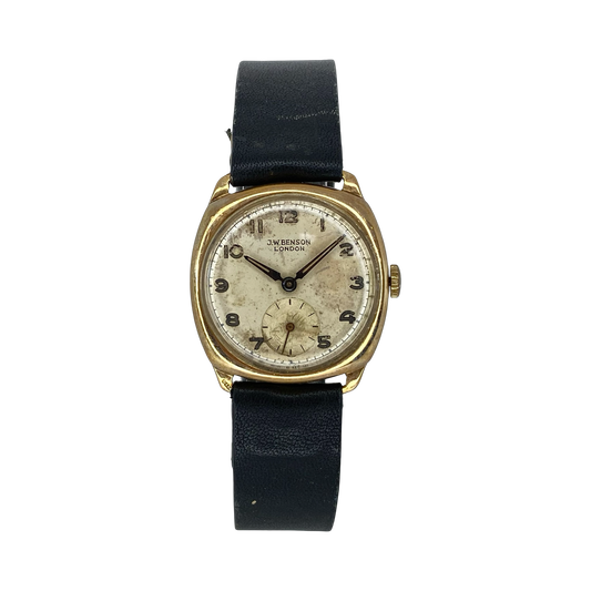 J.W. Benson 9ct Yellow Gold Manual Wind Watch 29mm Ref.12100
