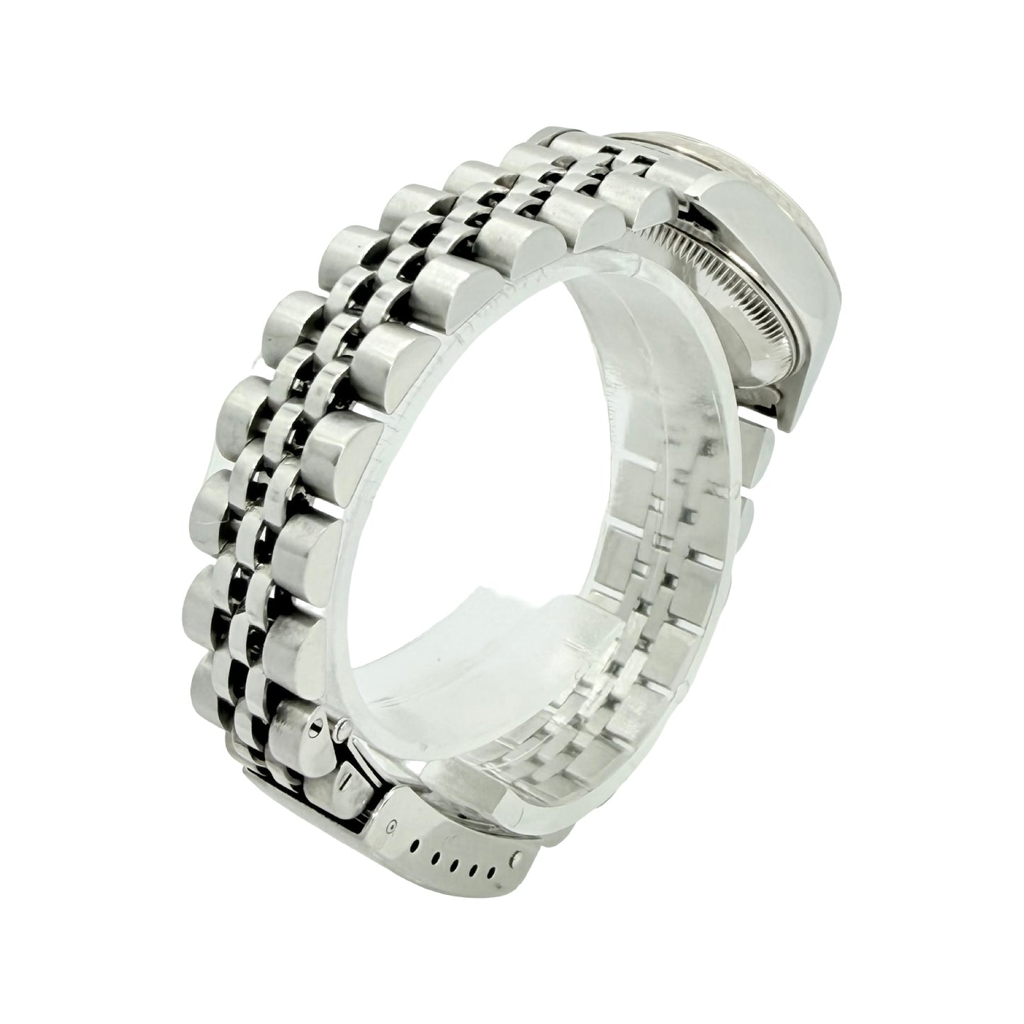 Rolex Datejust 26mm Silver Jubilee "Computer"  Diamond Dial Stainless Steel Jubilee Bracelet 79174