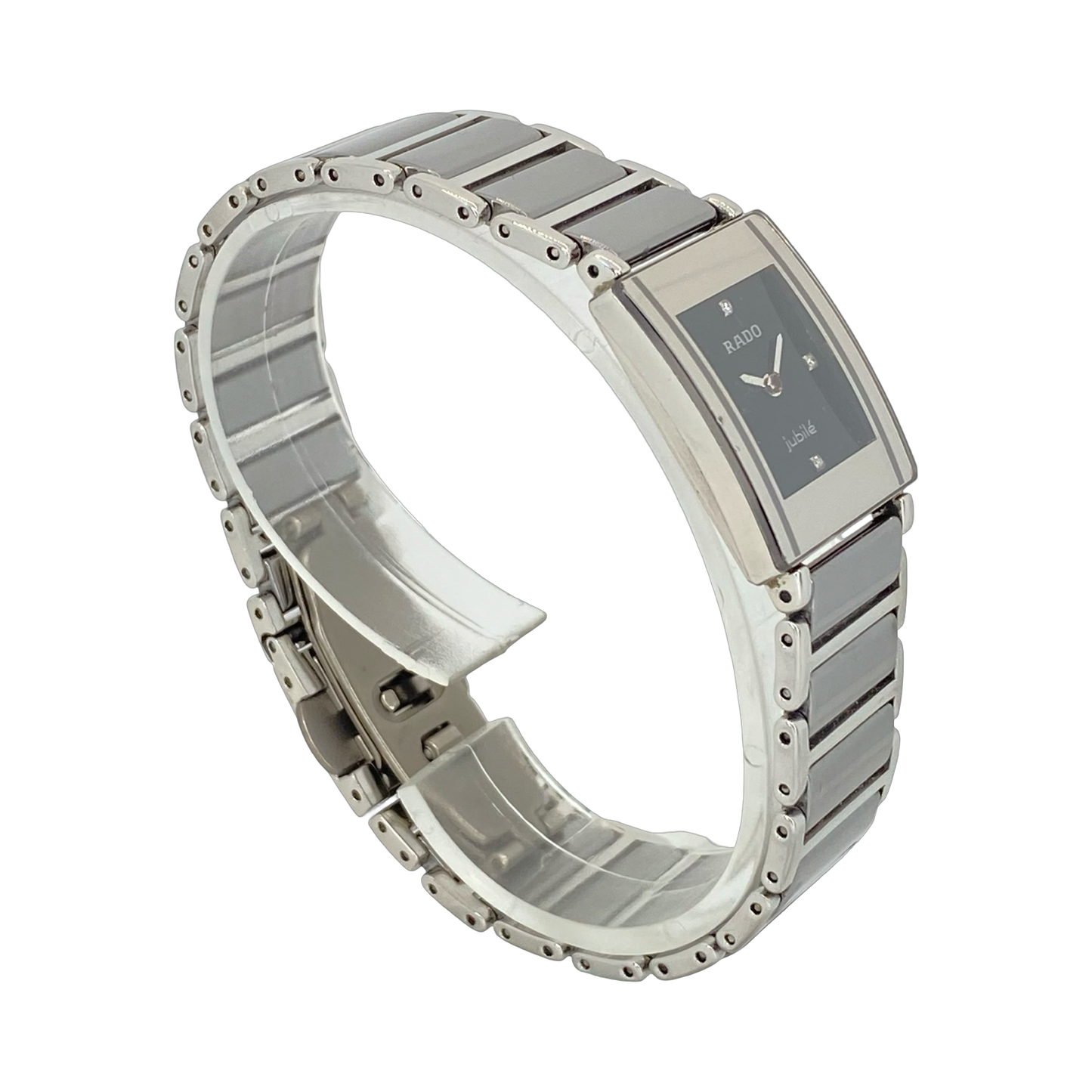 Rado Diastar Integral Jubilé Stainless Steel /Grey Ceramic / Titanium Black Diamond Dial R20488722