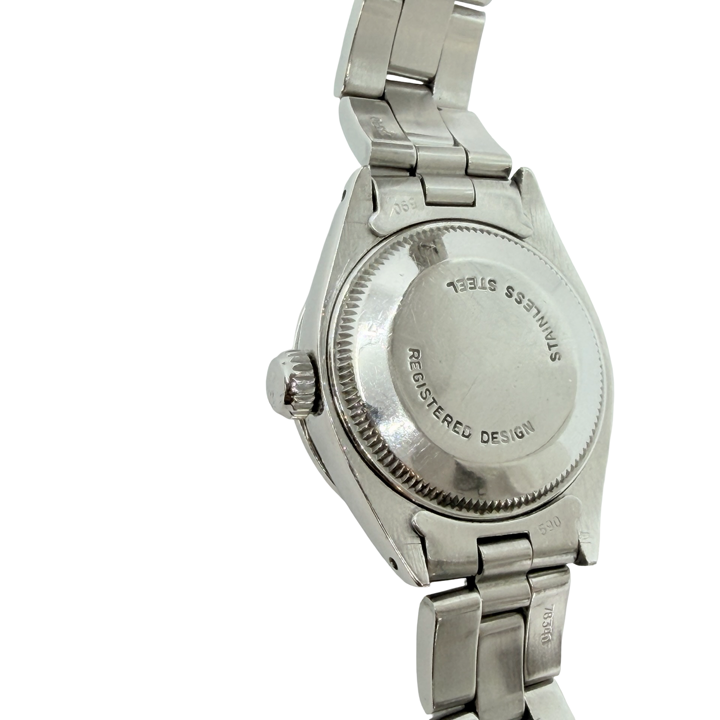 Rolex Datejust 26mm Silver Diamond Dial Diamond Bezel Steel Oyster Bracelet Ref.6916 C.1980