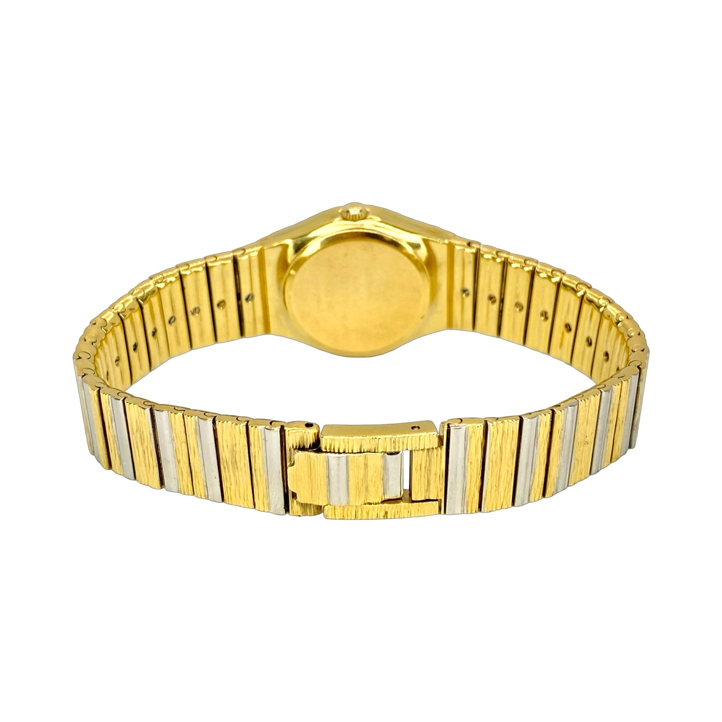 Raymond Weil Polo Geneve 18K Gold Electroplated Tri Color Dial 25mm Quartz Watch 9022