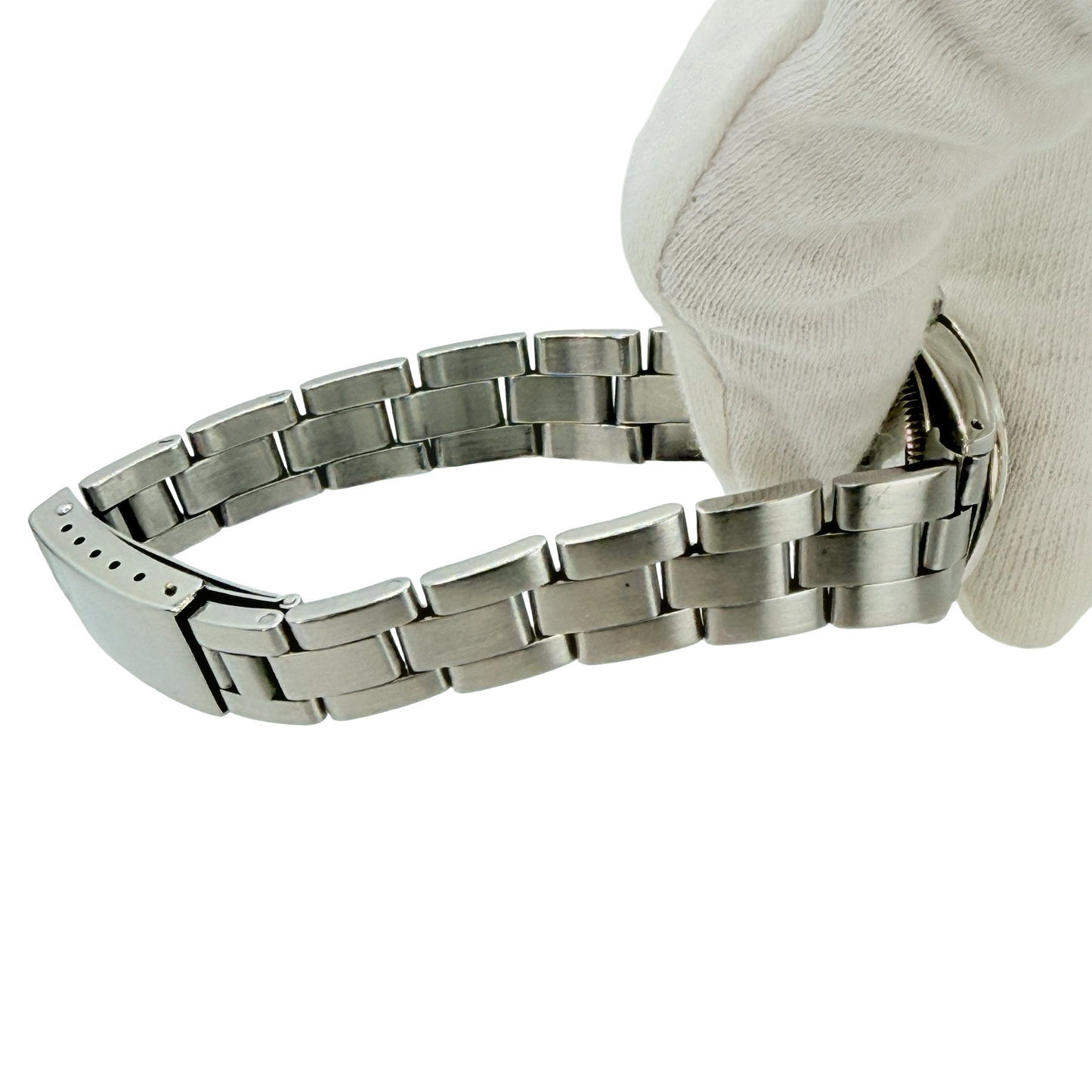 Rolex Datejust 26mm Silver Diamond Dial Diamond Bezel Steel Oyster Bracelet Ref.6916 C.1980