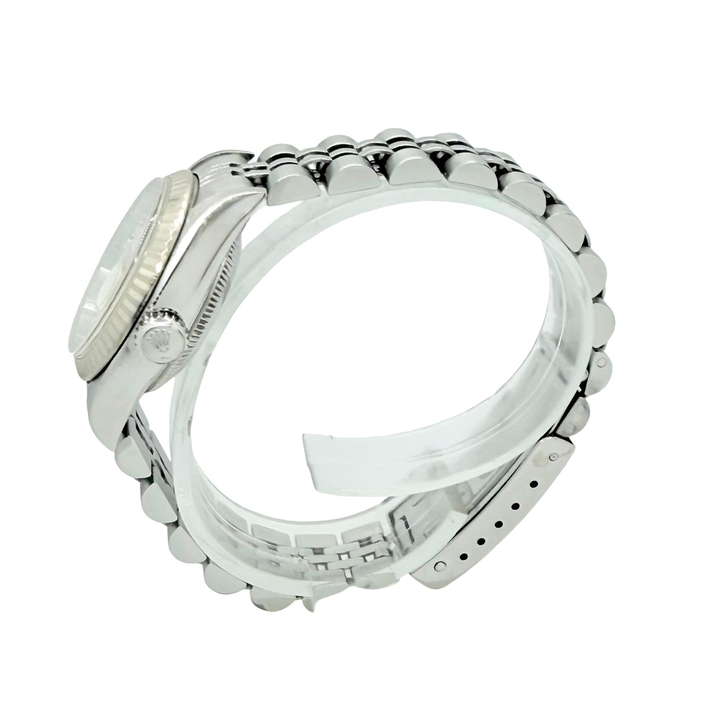 Rolex Datejust 26mm Silver Jubilee "Computer"  Diamond Dial Stainless Steel Jubilee Bracelet 79174