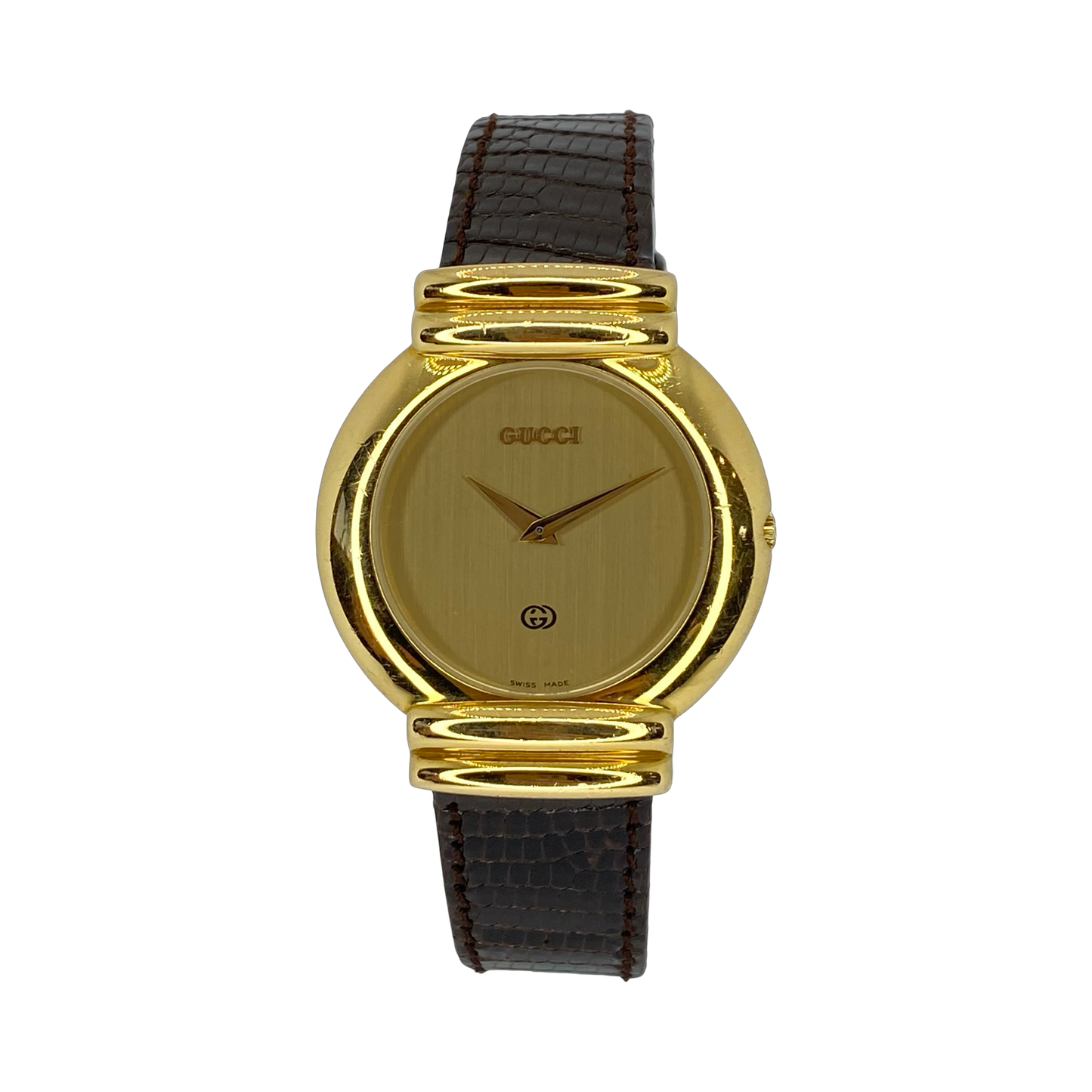 Gucci 5300M Goldplated 33mm Champagne Dial