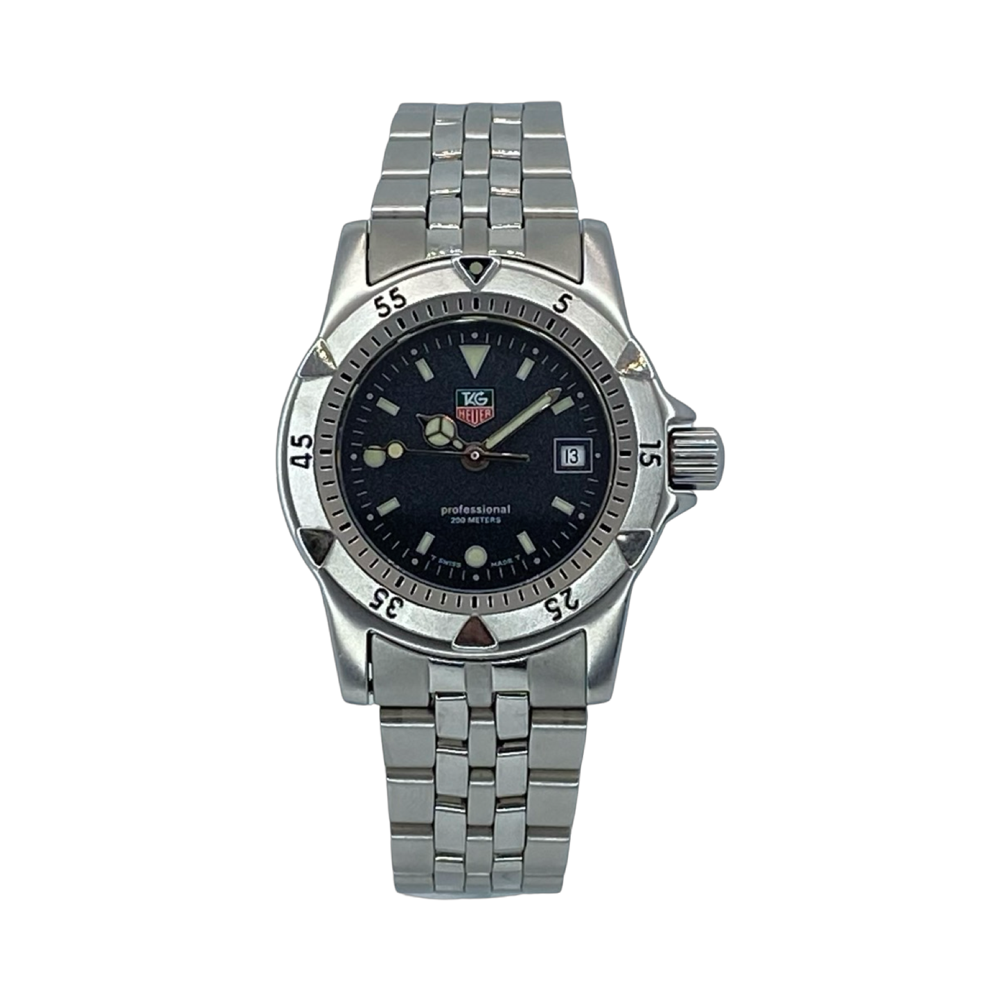 TAG Heuer 1500 Series Dark Granite Dial on Stainless Steel Bracelet WD1411.BA0614
