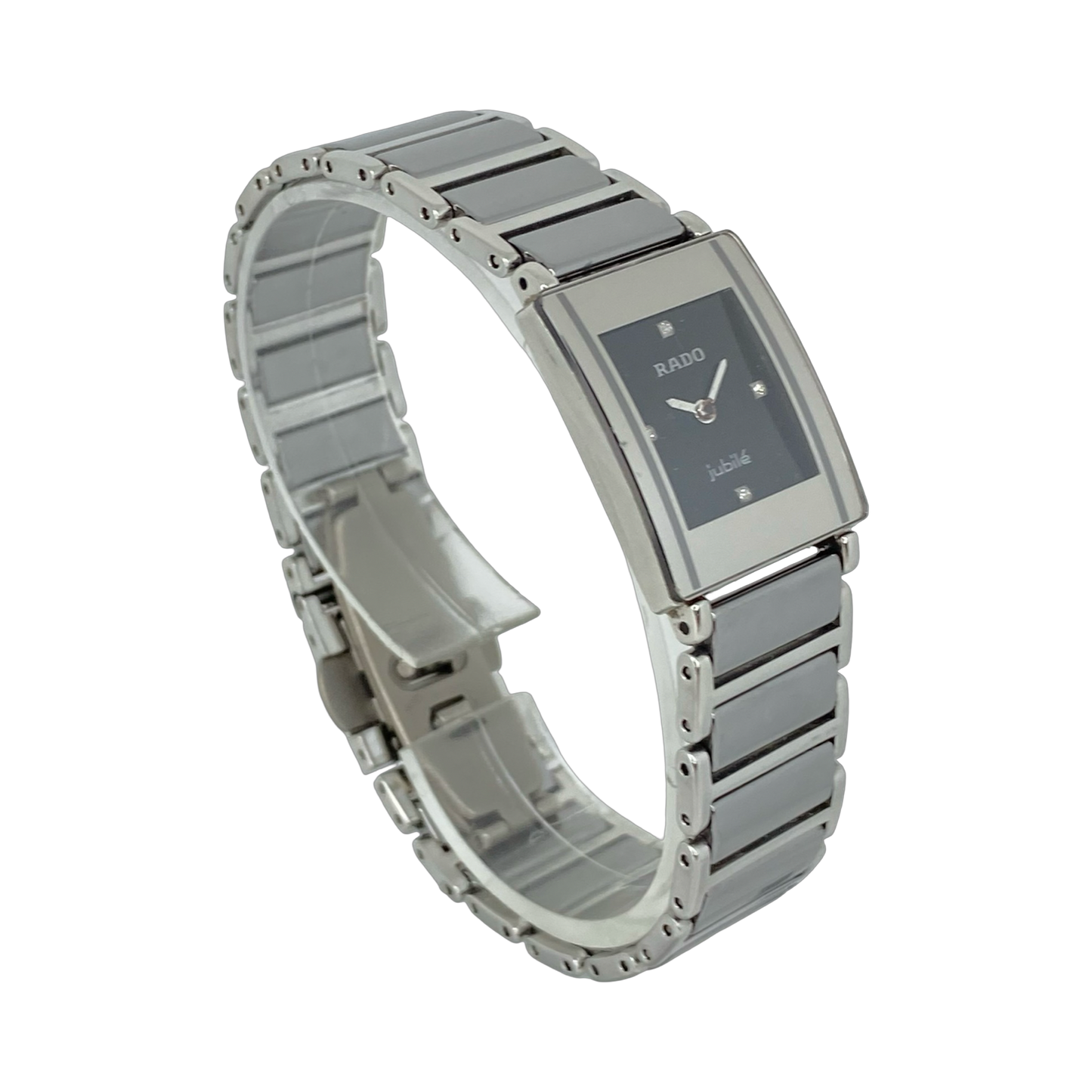Rado Diastar Integral Jubilé Stainless Steel /Grey Ceramic / Titanium Black Diamond Dial R20488722