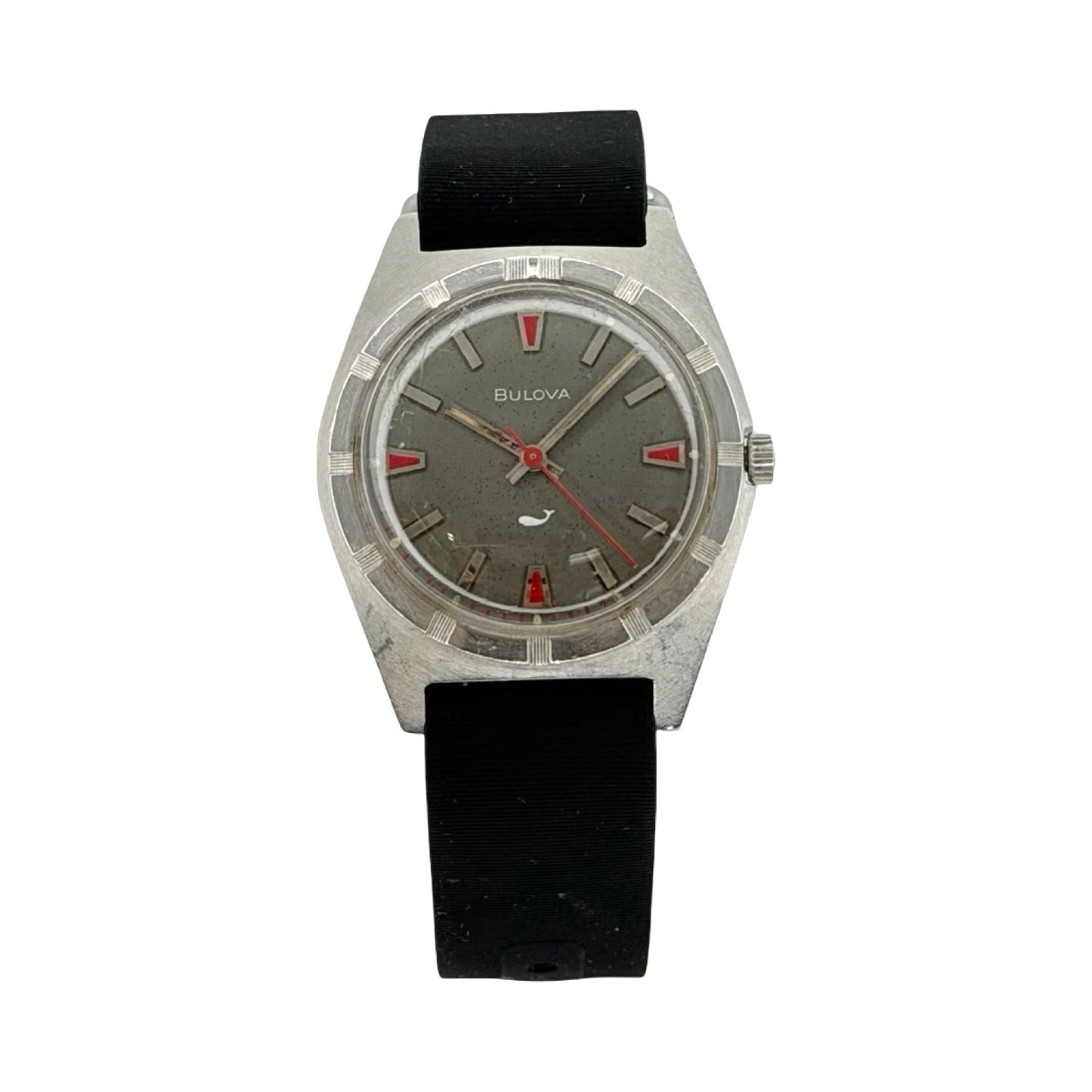 Bulova Sea King Manual Winding Rare Grey/Charcoal Dial G622112