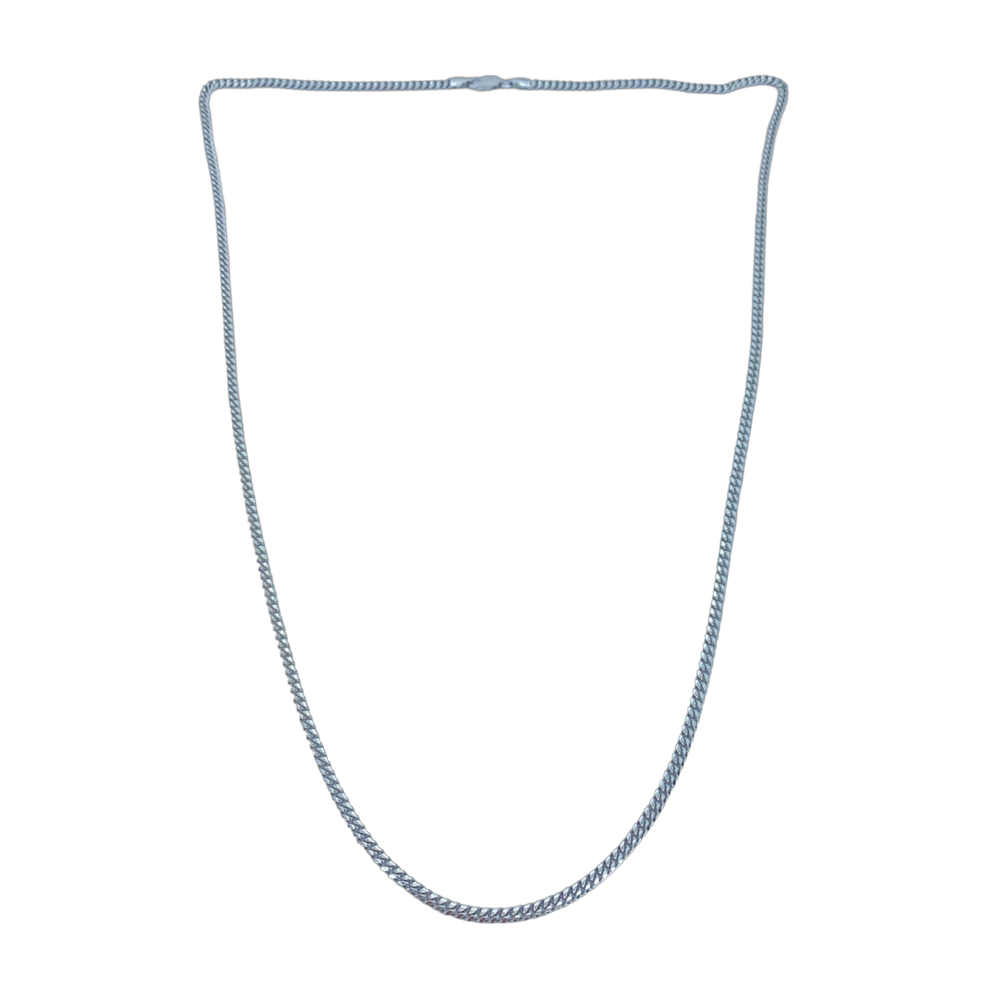 Silver Miami Cuban Chain 24"