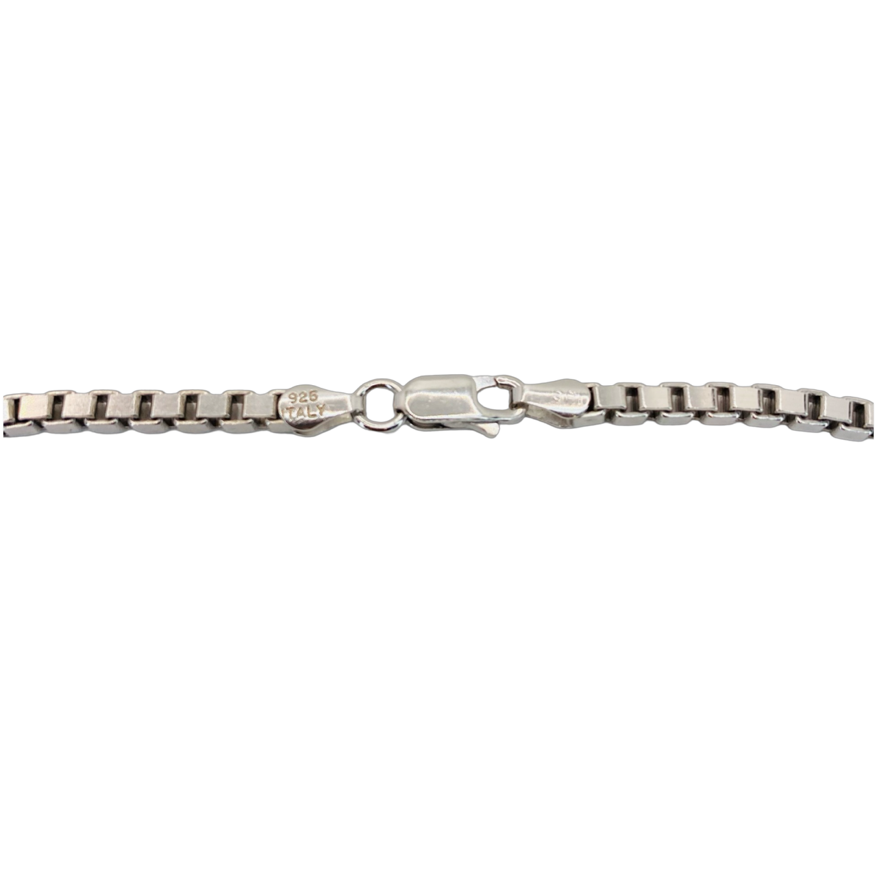 Silver Large Box Chain 22"