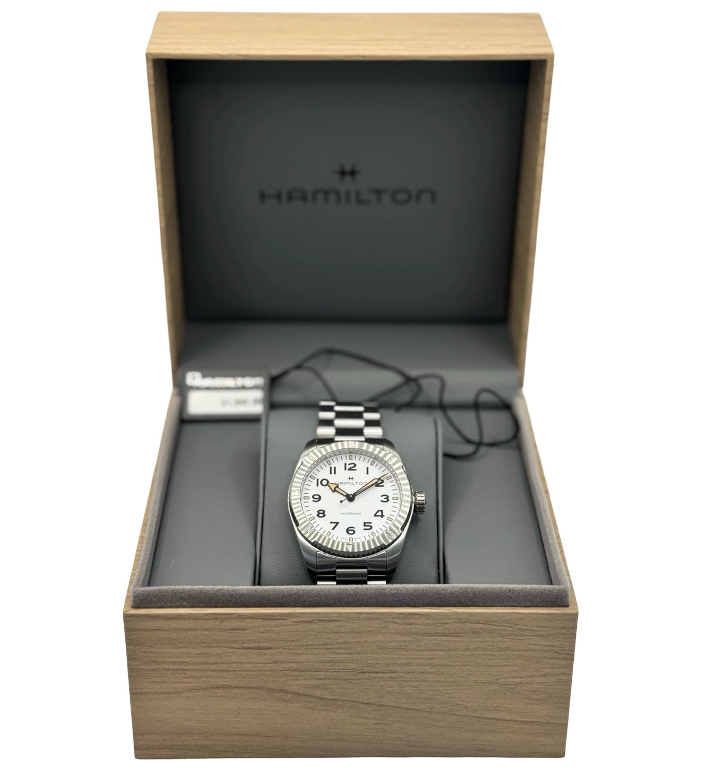 Hamilton Khaki Field Automatic 37mm White Stainless Steel Bracelet H70225110
