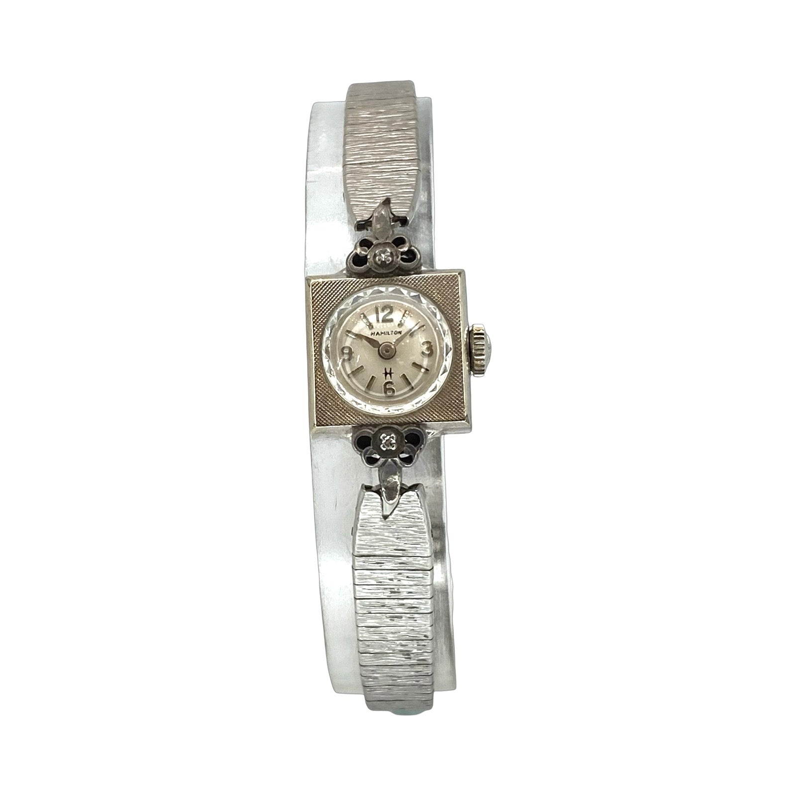 Vintage Hamilton Ladies Manual Wind 10K RGP Bezel Sterling Lugs Ref.26 ...