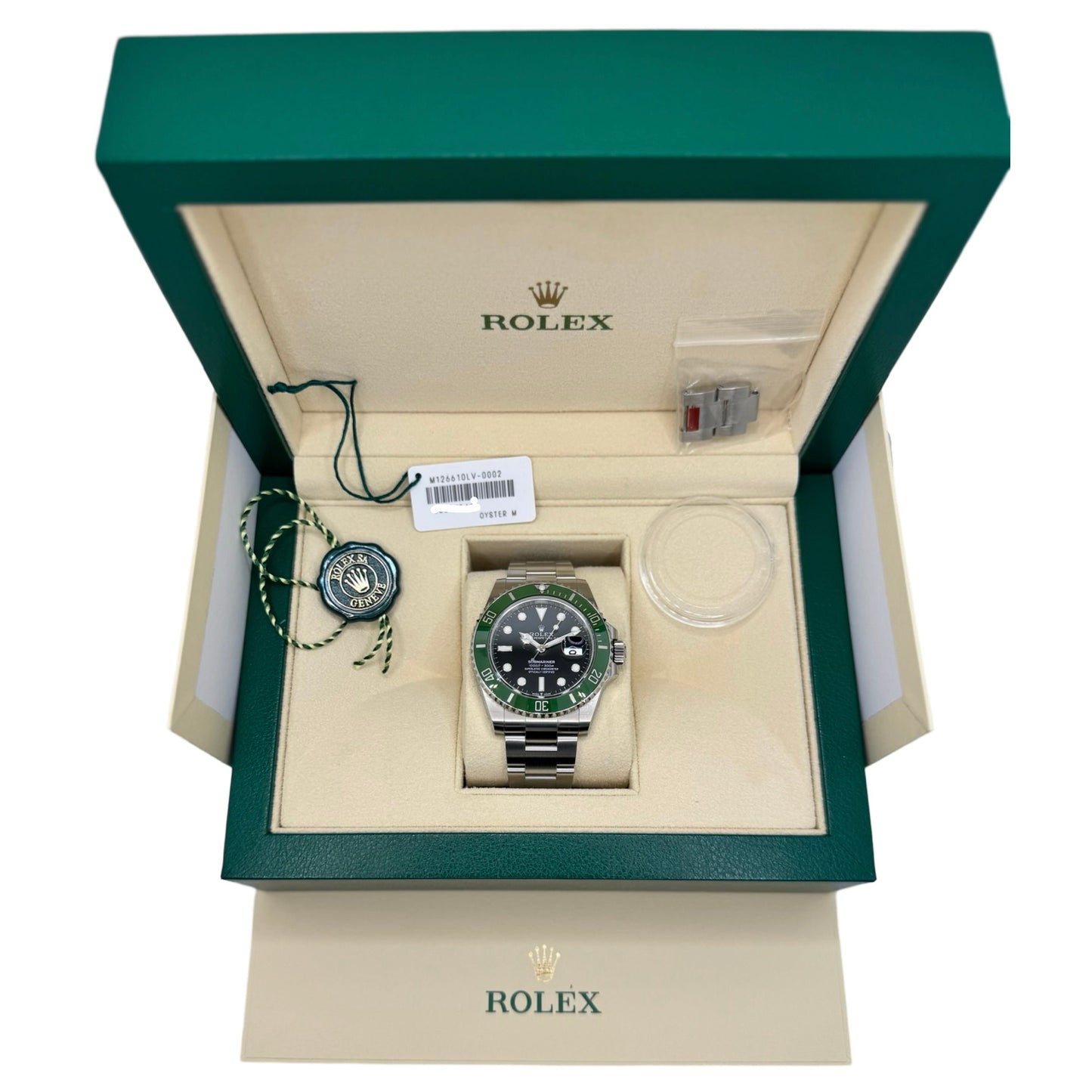 Rolex Submariner 41mm Black Dial Green "Starbucks" Bezel Oyster Bracelet M126610LV-0002