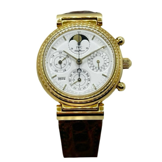 IWC Da Vinci 18K Gold Perpetual Calendar Chronograph IW3750