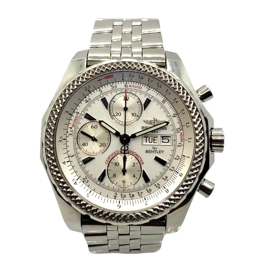 Breitling Bentley GT Special Edition Silver Dial A13362