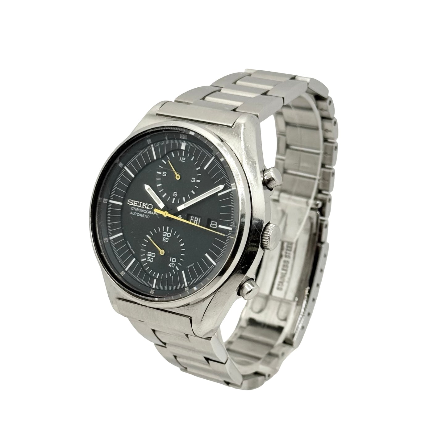 Seiko Jumbo Self-Winding Chronograph Black Dial 6138-3000 C.1972