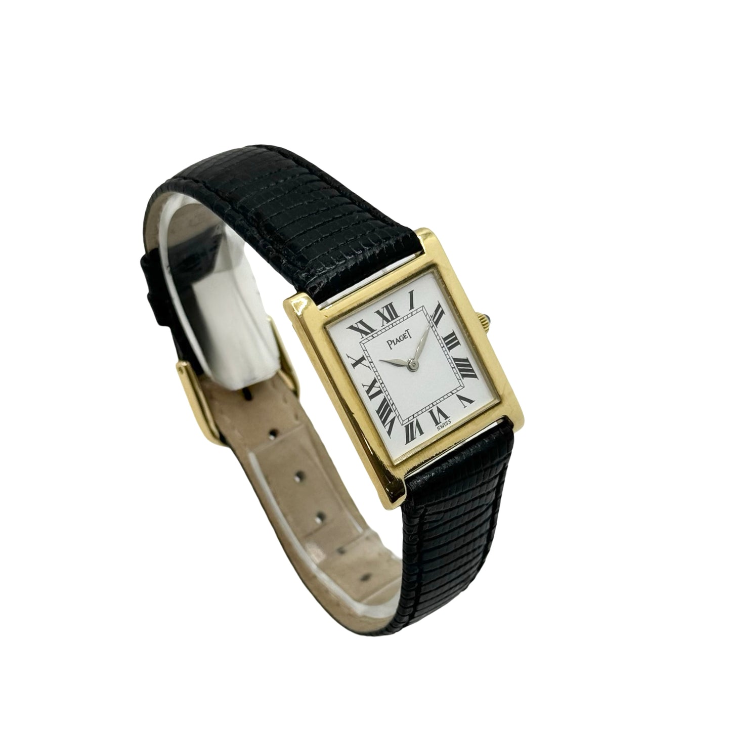 Piaget 18K Yellow Gold Tank Manual Wind Watch 9152