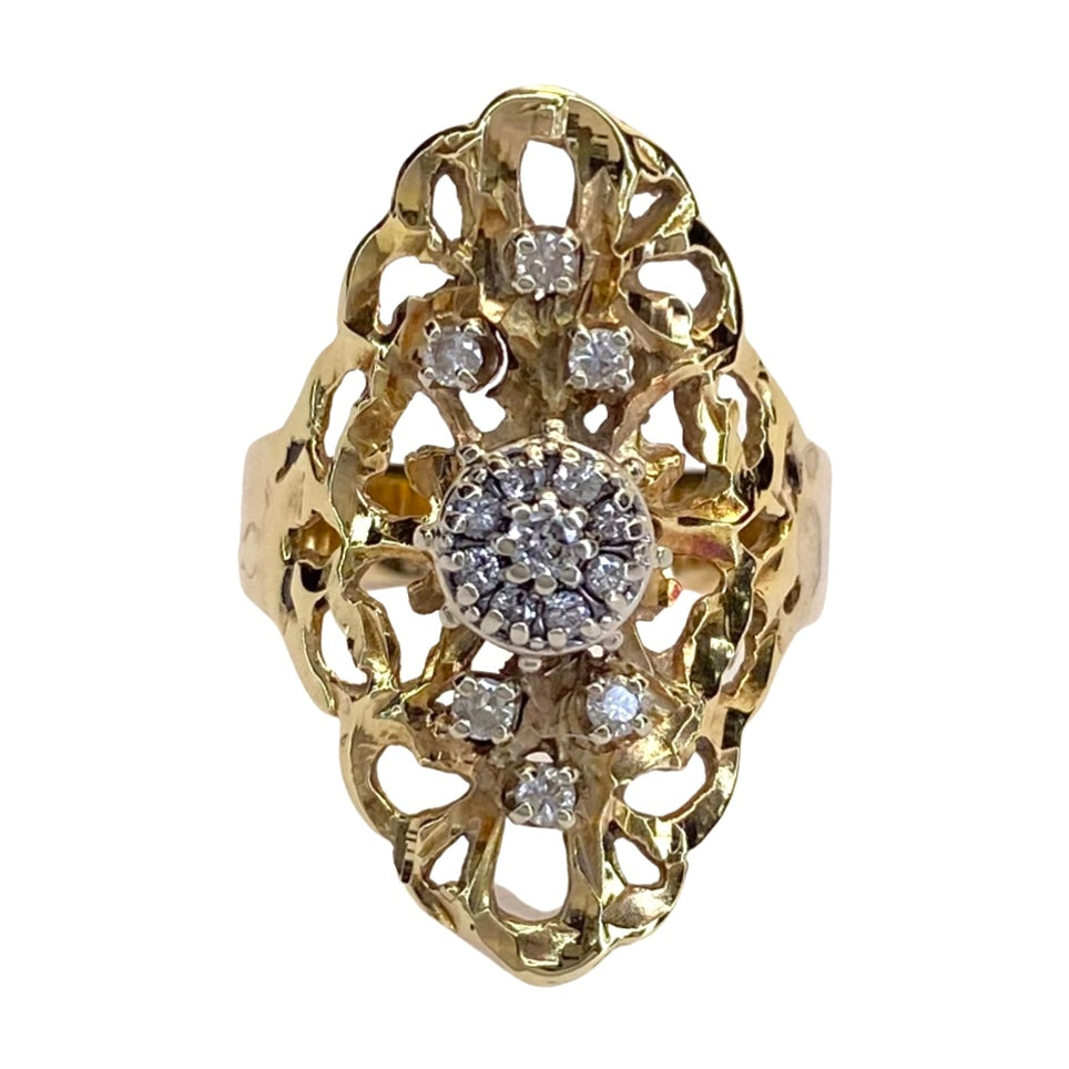 Estate Jewelry 14K Yellow Gold Ring