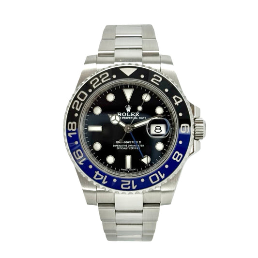 Rolex Oyster Perpetual GMT-Master II Batman Oystersteel Black Dial Oyster Bracelet 116710BLNR