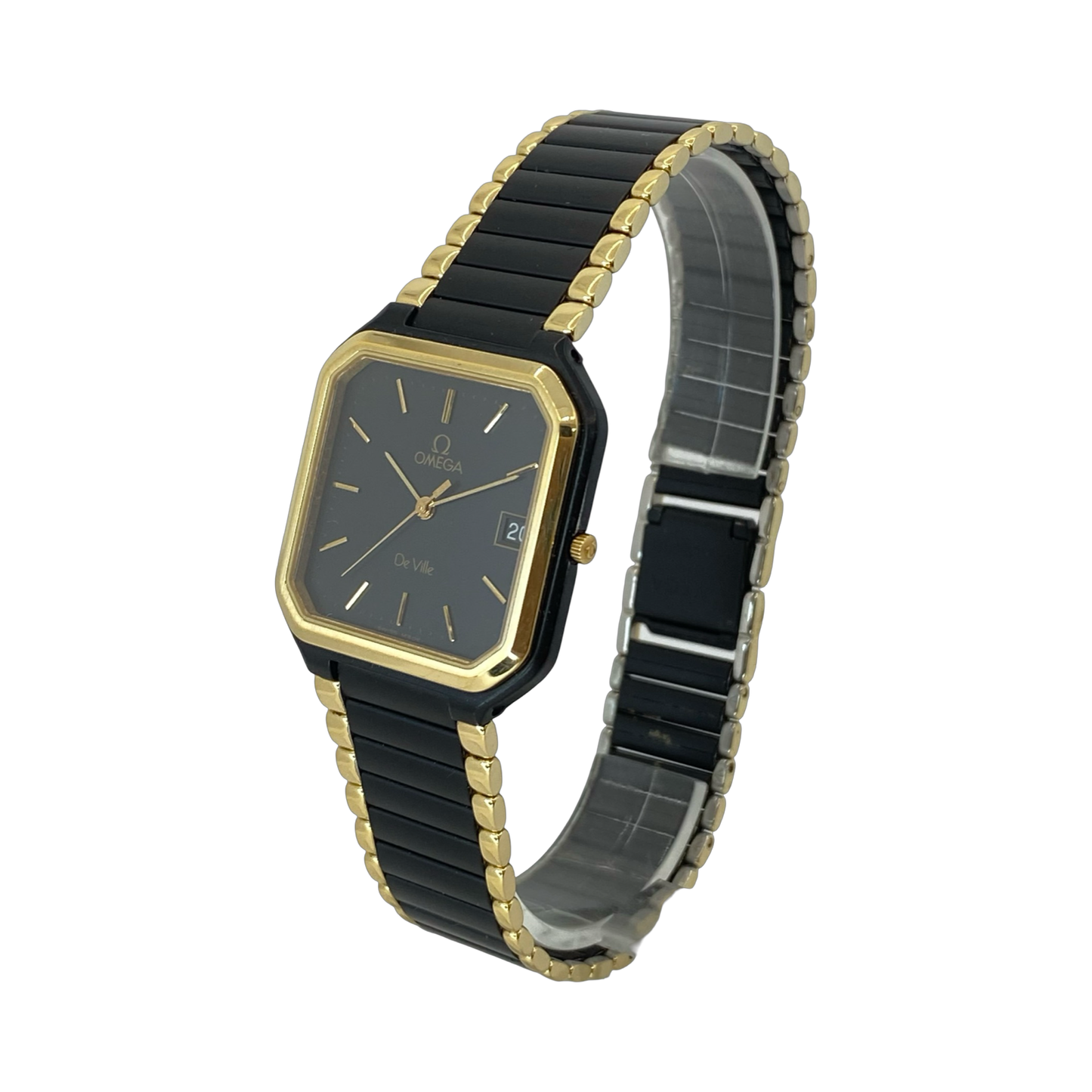 Omega De Ville America Quartz Gold/Black Ref. DL 396.0949