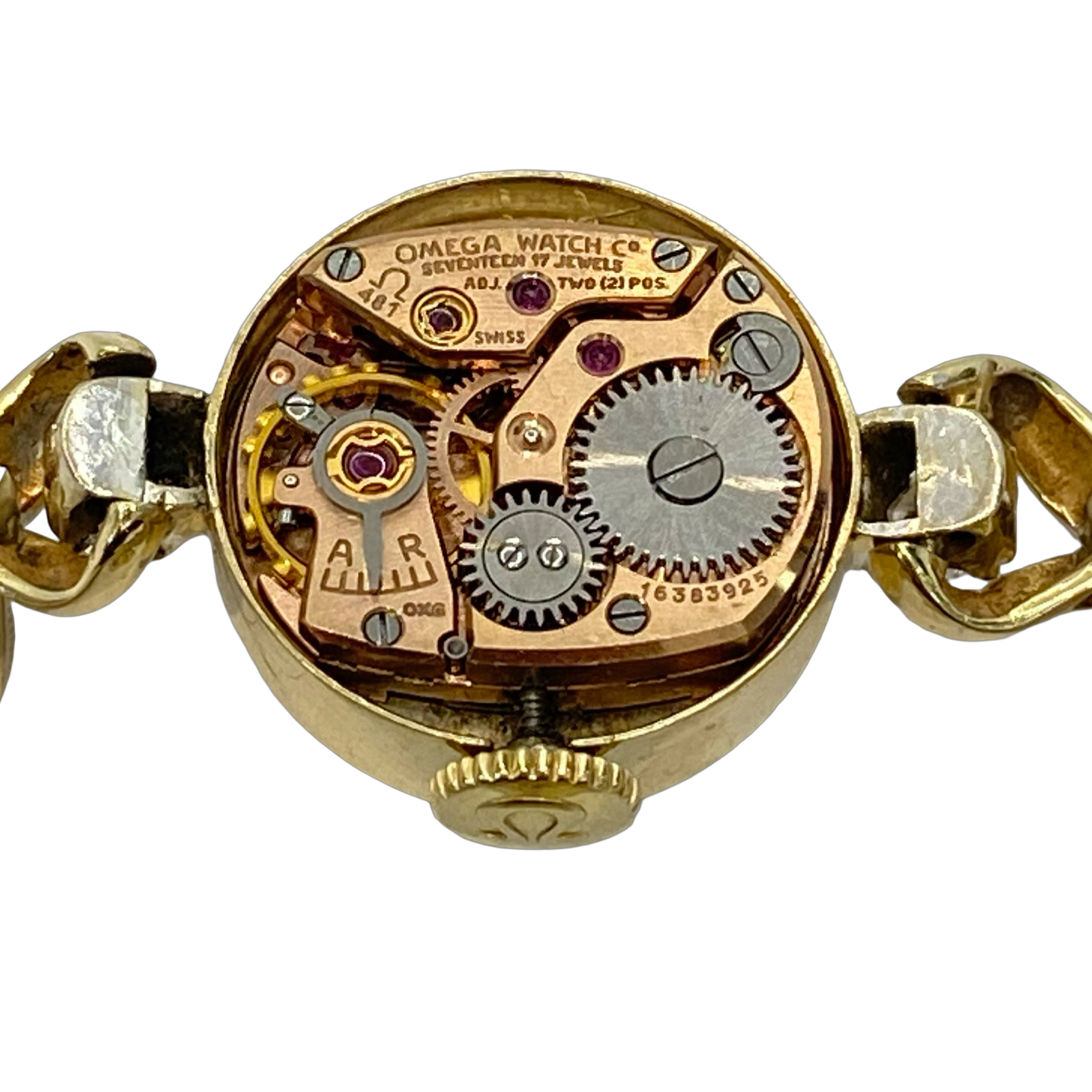 Vintage 14K Gold Case Omega Cocktail Watch Manual Wind Ref.7566