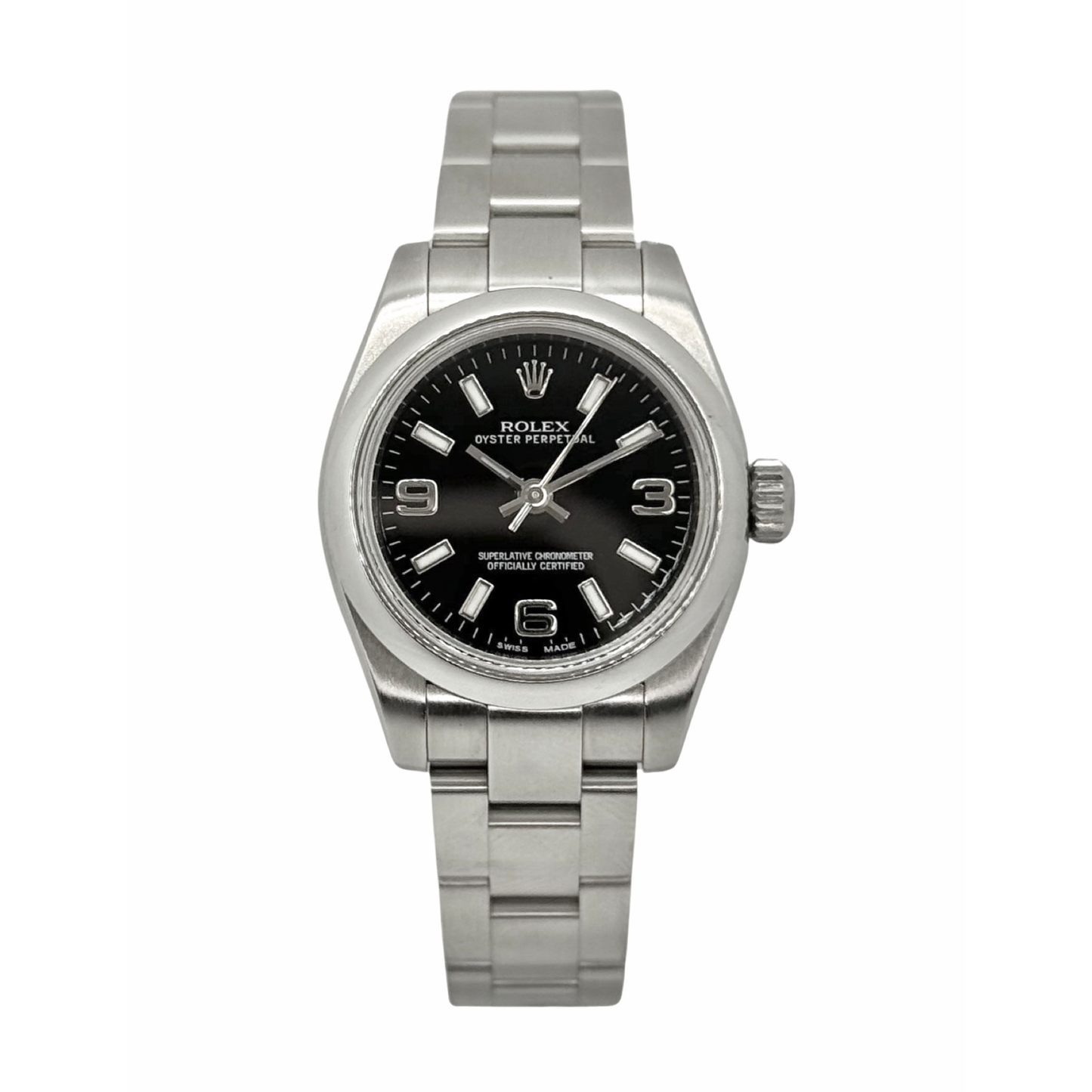 Rolex Oyster Perpetual 26mm Black Dial No Date 176200