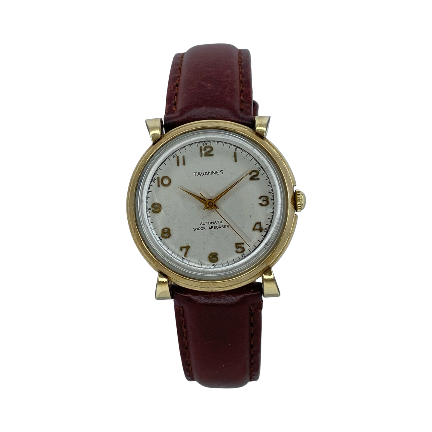 Vintage Tavannes Automatic Shock Absorber Watch 33mm C.1948