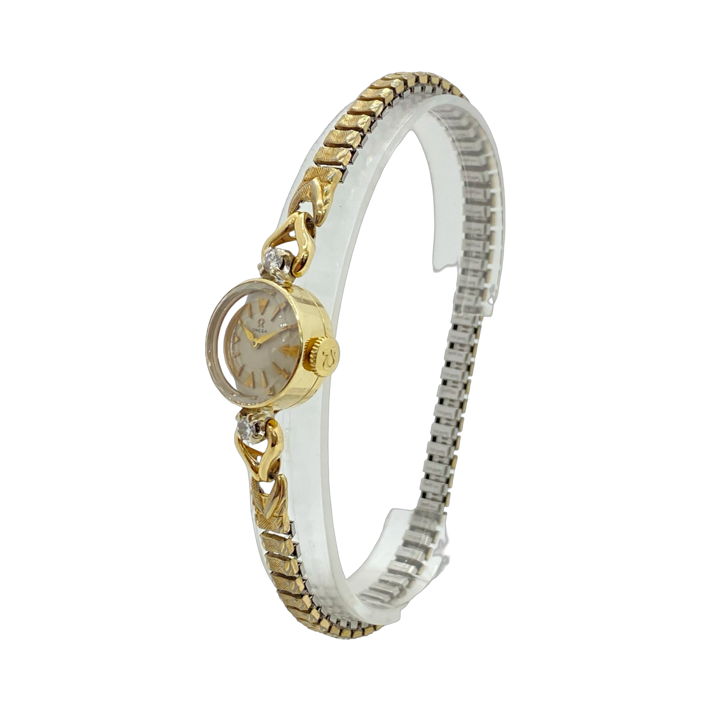 Vintage 14K Gold Case Omega Cocktail Watch Manual Wind Ref.7566