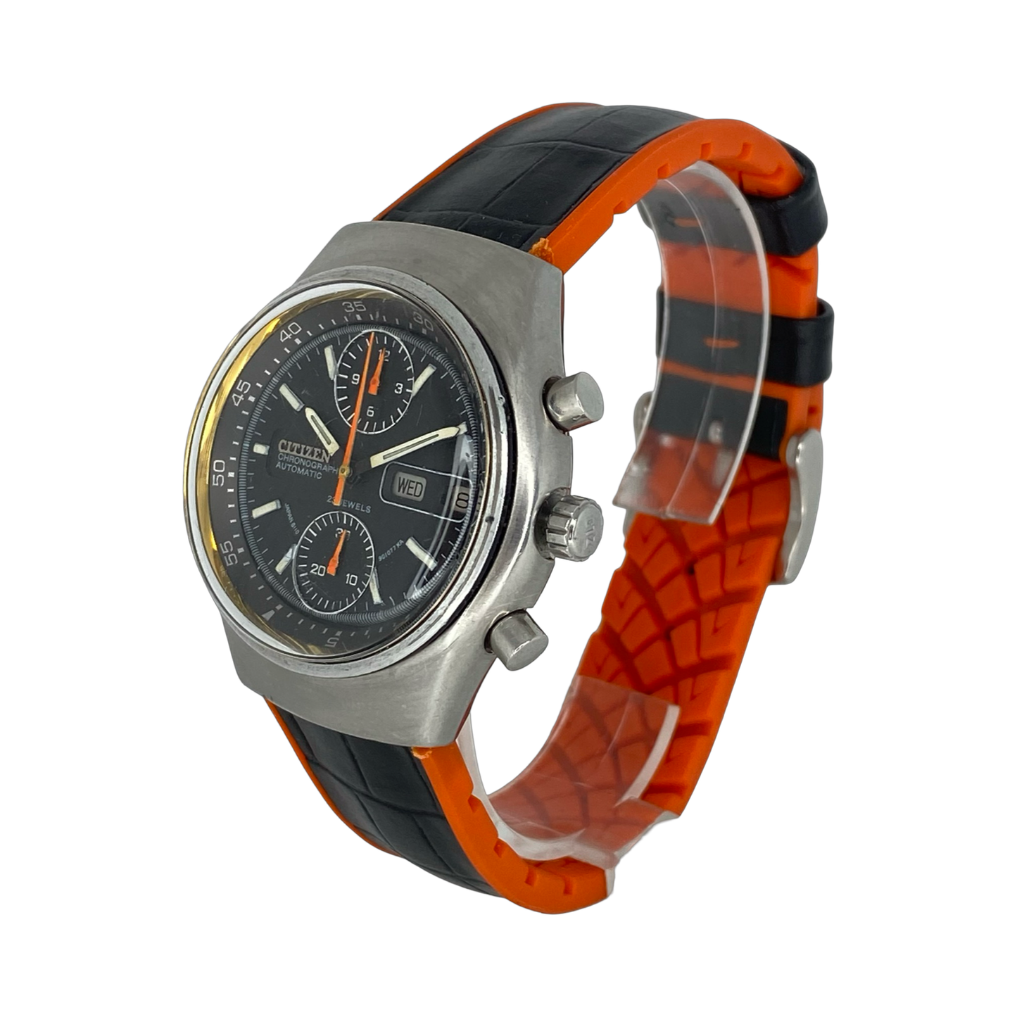 Citizen Automatic Flyback Chronograph "Spider" Day Date 67-9119 C.1977