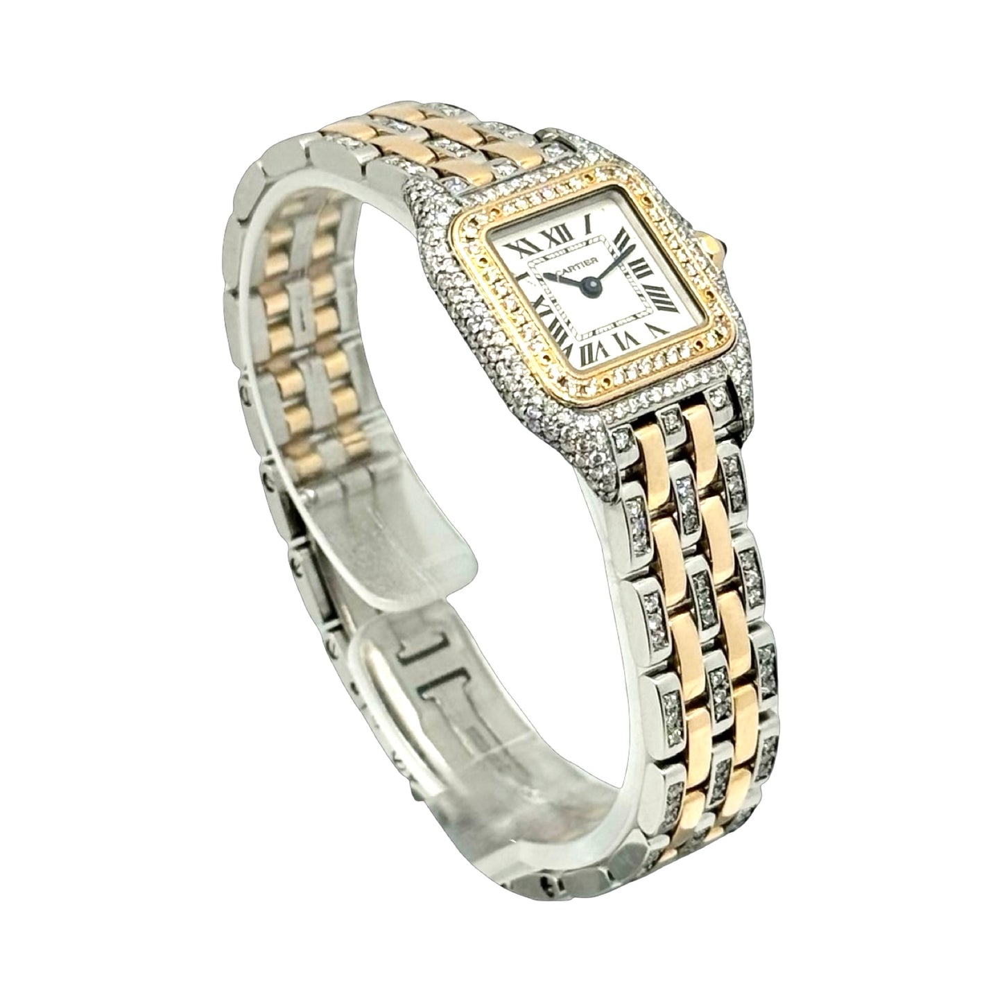 Cartier Panthère De Cartier Small Model 22mm 18K Rose Gold and Stainless Steel W3PN0009/ 4120