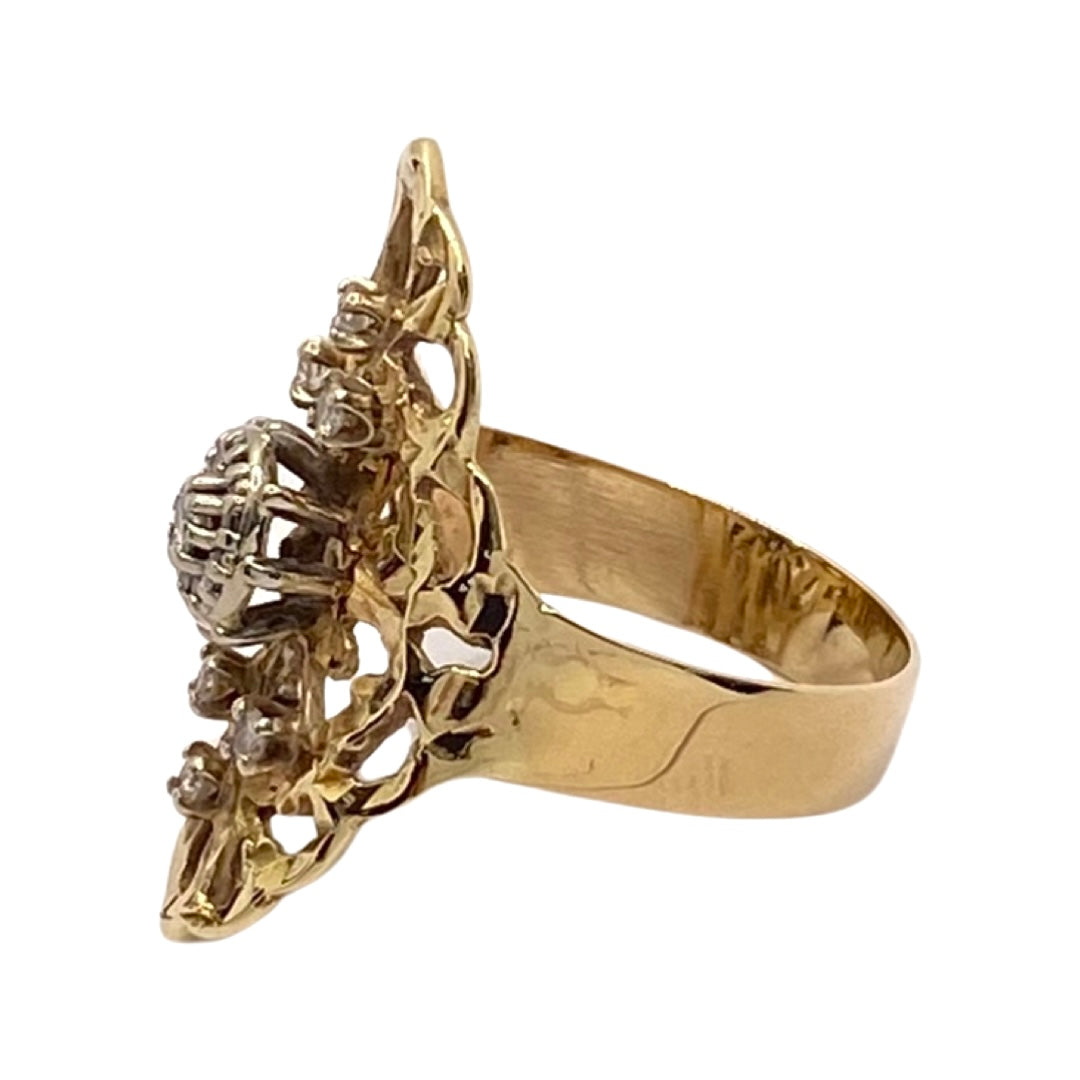 Estate Jewelry 14K Yellow Gold Ring