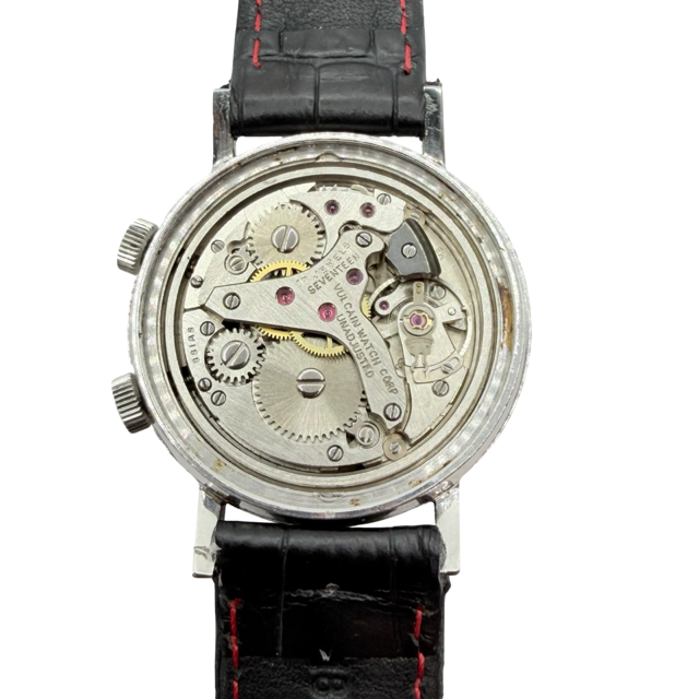 Vulcain Cricket Alarm Anti Magnetic Incabloc Stainless Steel 34mm