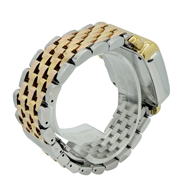 Michele Deco Tri-Tone Quartz Chronograph Mother-of-Pearl Dial with Diamonds MWW06P000077