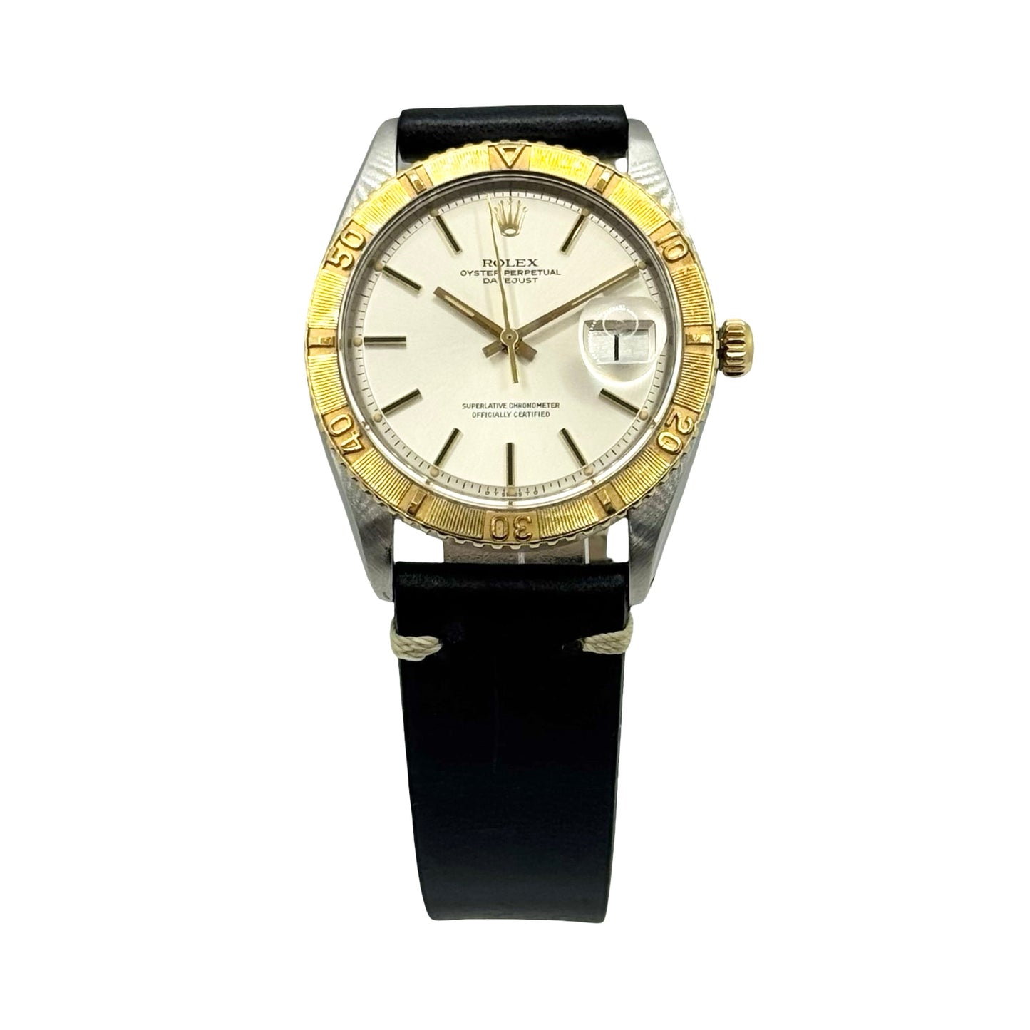 Rolex Oyster Perpetual Datejust Turn-O-Graph 18K Gold and Steel 1625