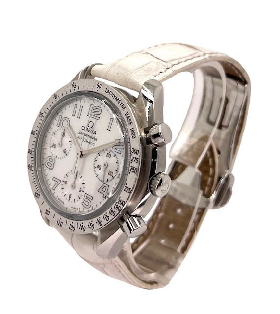 Omega Speedmaster Automatic Chronograph Mother-of-Pearl Dial 3834.70.36